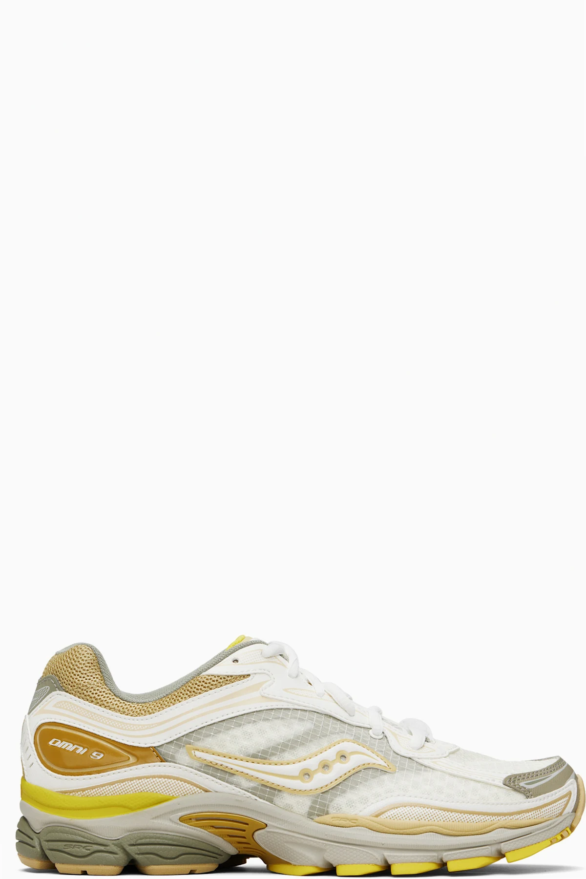 White & Yellow ProGrid Omni 9 Sneakers