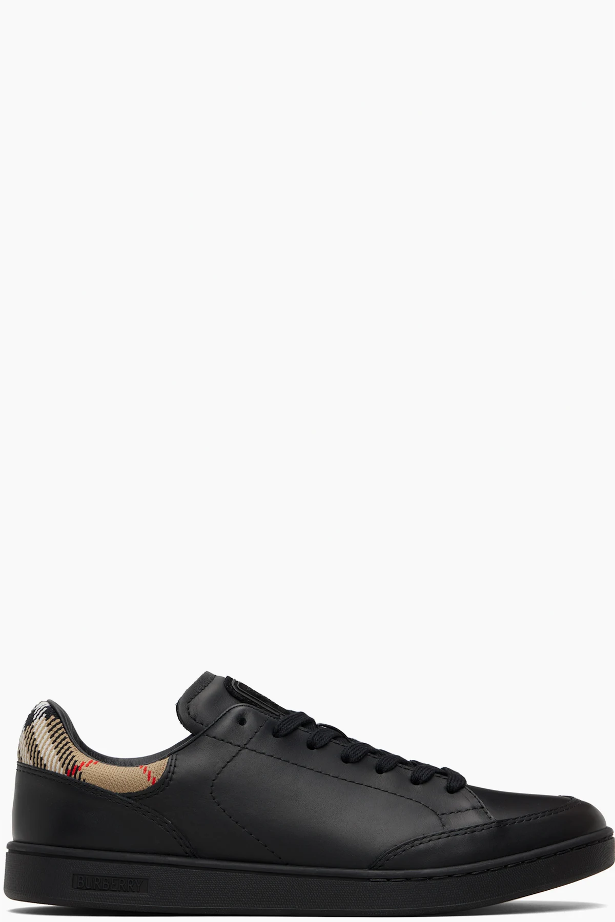 Black Leather Set Sneakers