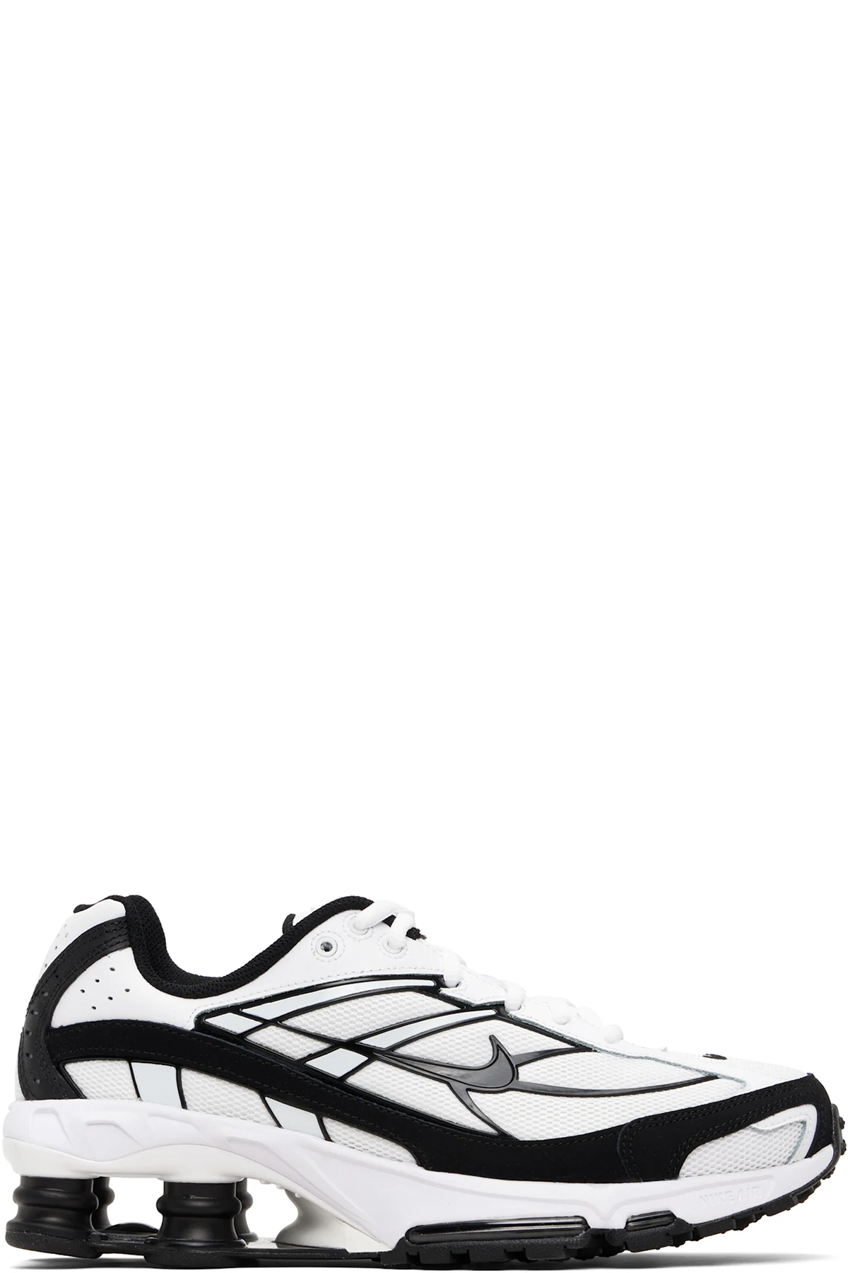 Black & White Shox Ride 2 Sneakers