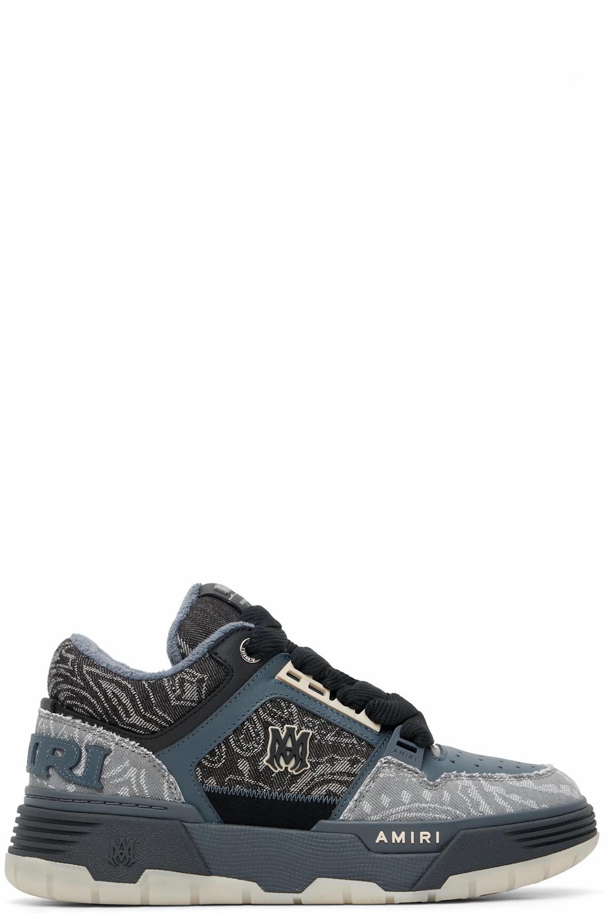 Blue Bandana Jacquard MA-1 Sneakers