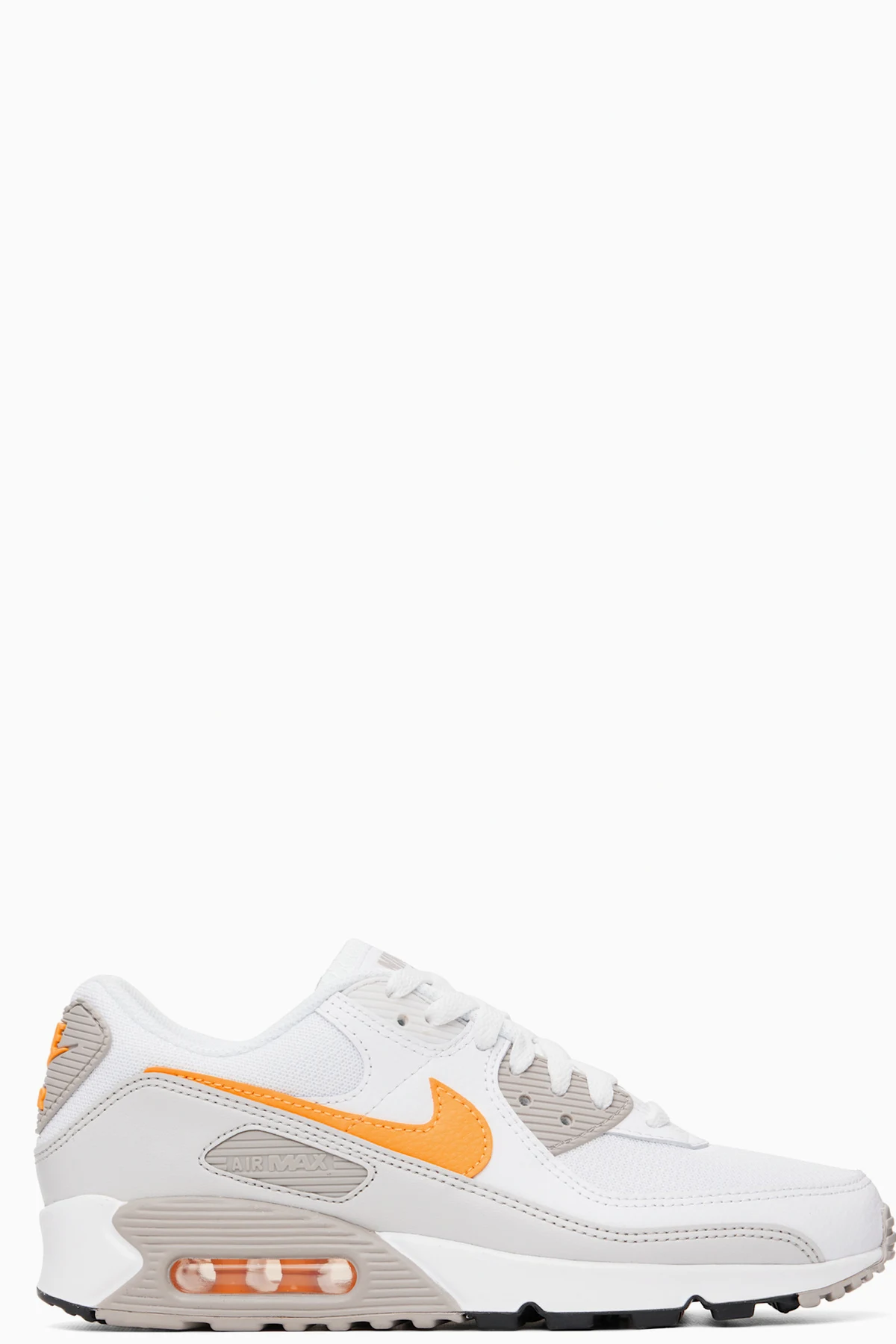 White & Gray Air Max 90 Sneakers