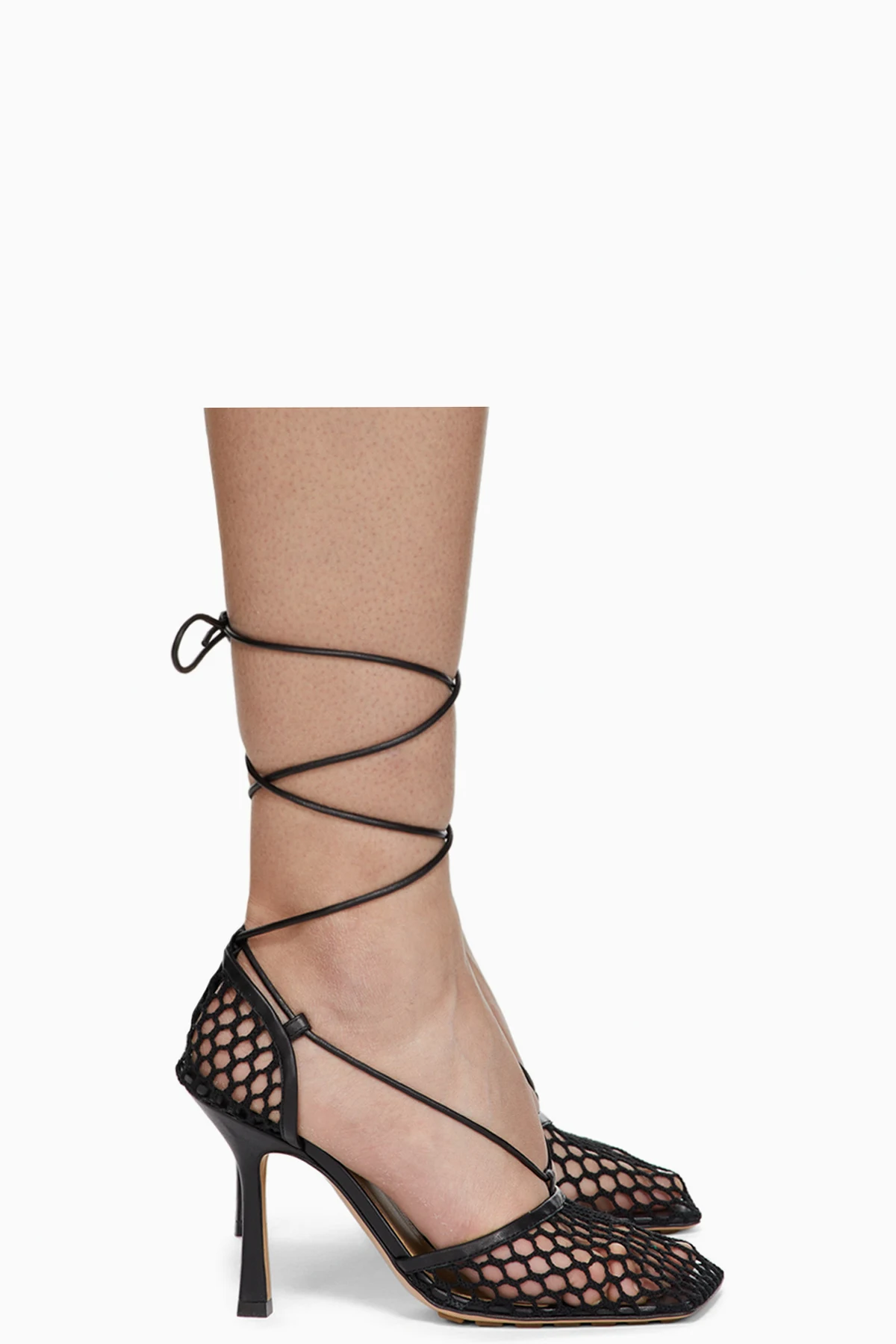 Black Stretch Heels