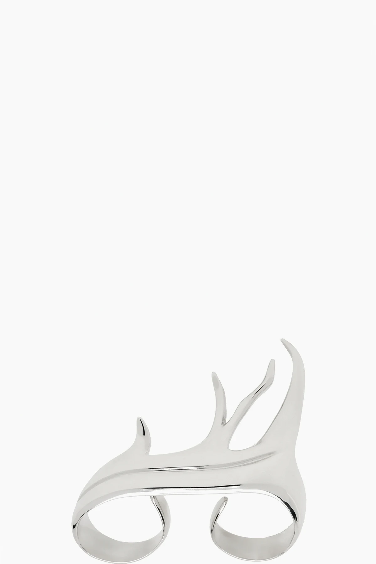 Silver Elk Double Ring