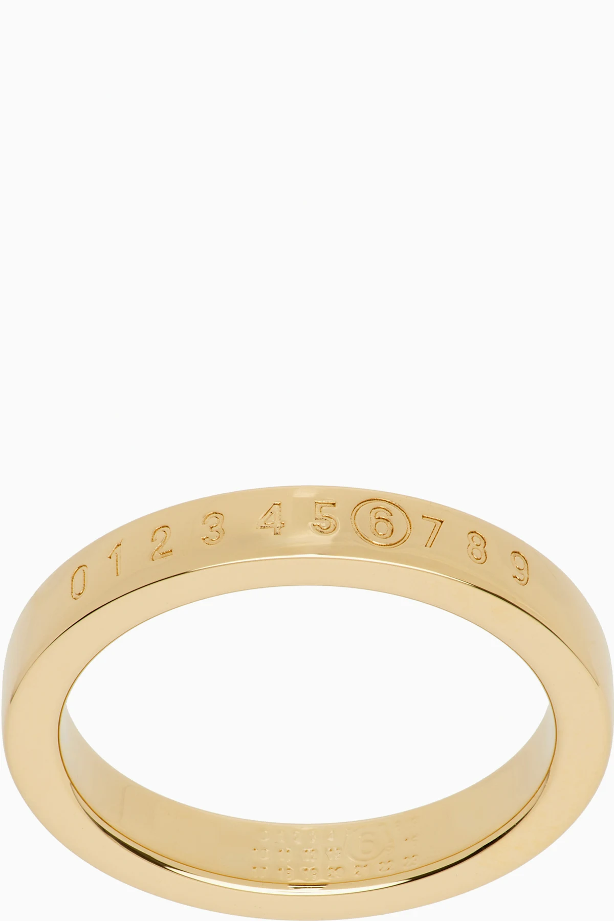 Gold Minimal Logo Ring