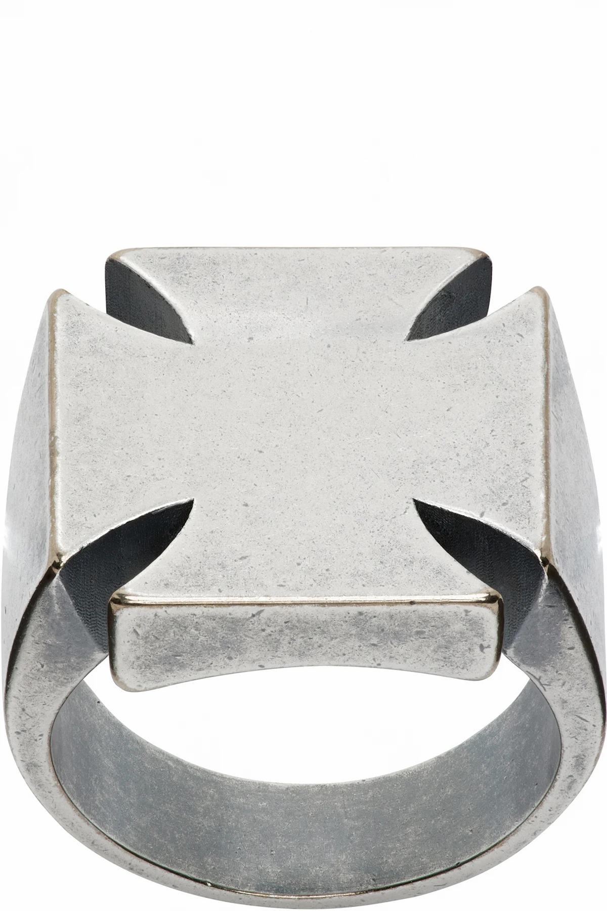Biker Cross Minimal Ring