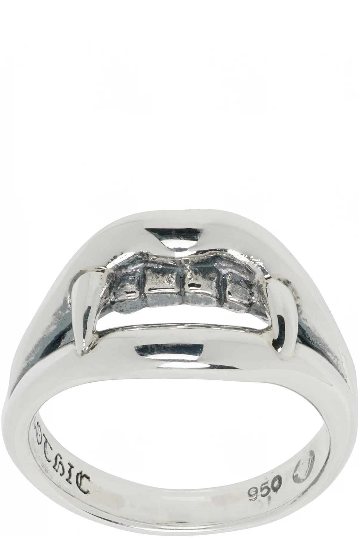 Vampire Fang Pinkie Ring