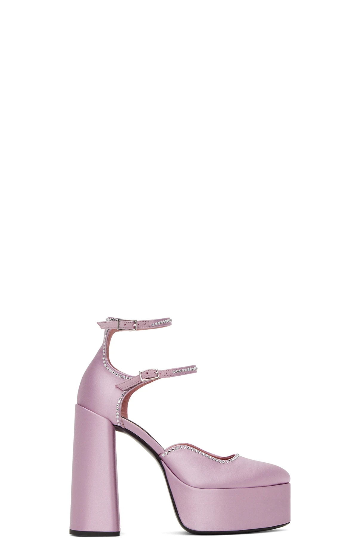 Purple Sole Jane Heels