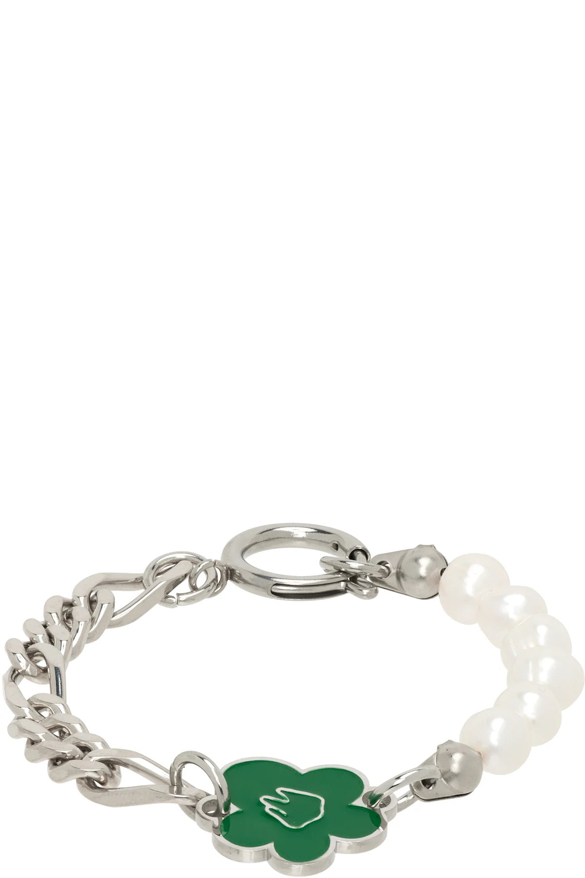 SSENSE Exclusive Flower & Pearl Bracelet