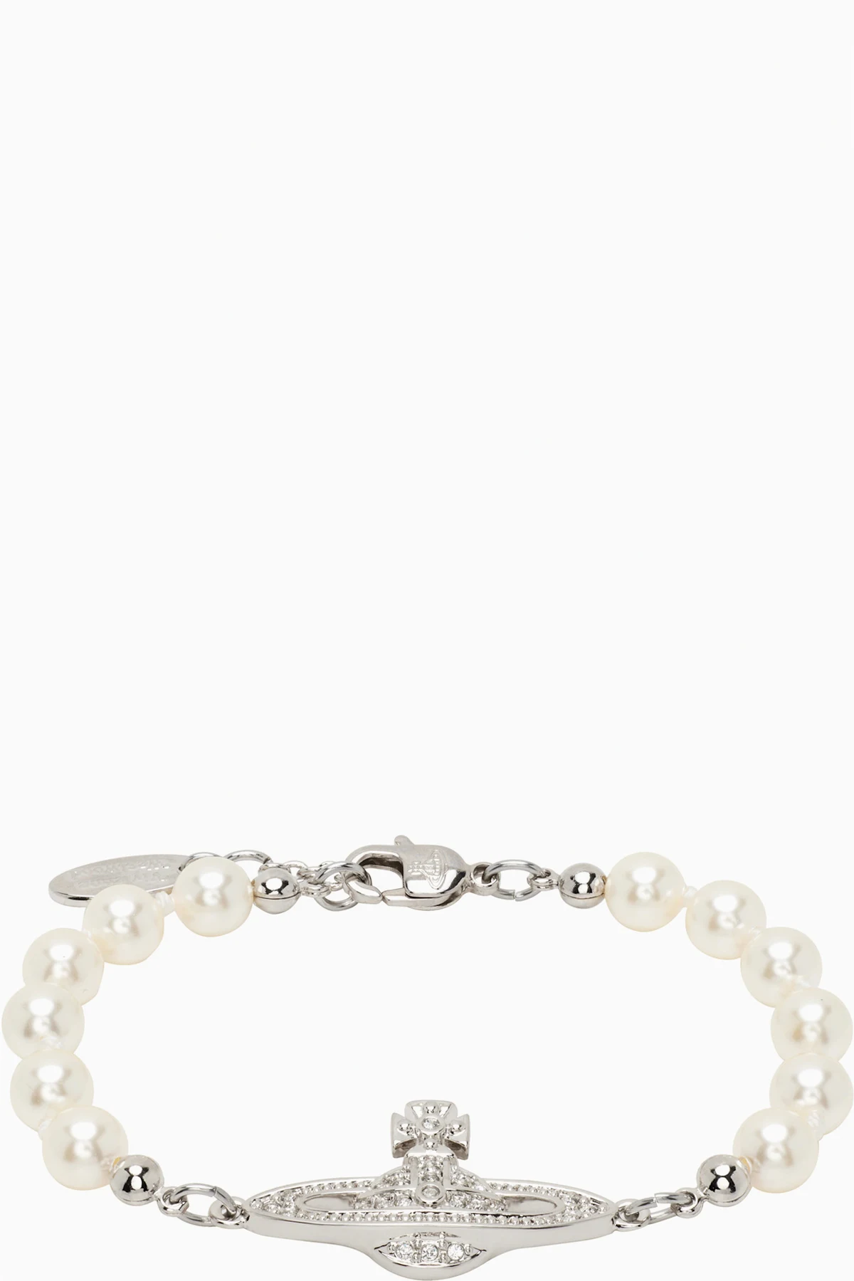 Mini Bas Relief Faux-Pearl Bracelet