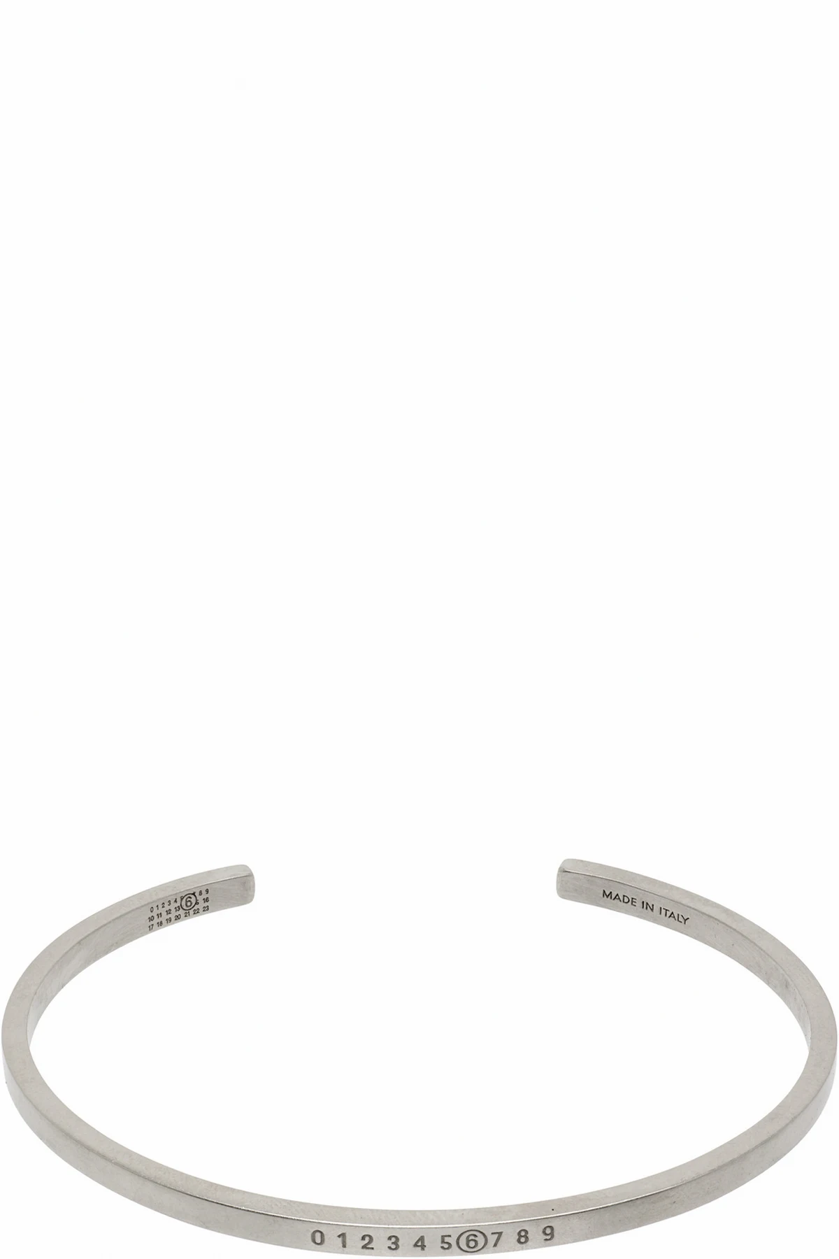 Numeric Minimal Signature Cuff Bracelet
