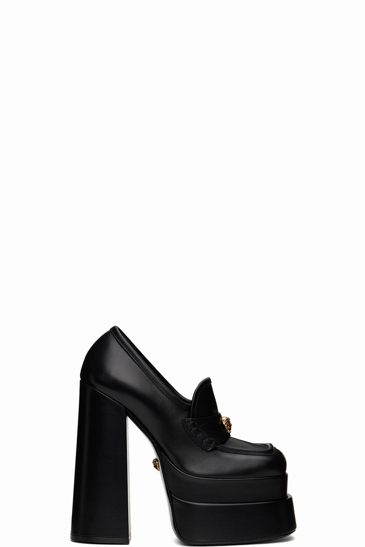 Black Aevitas Platform Heels