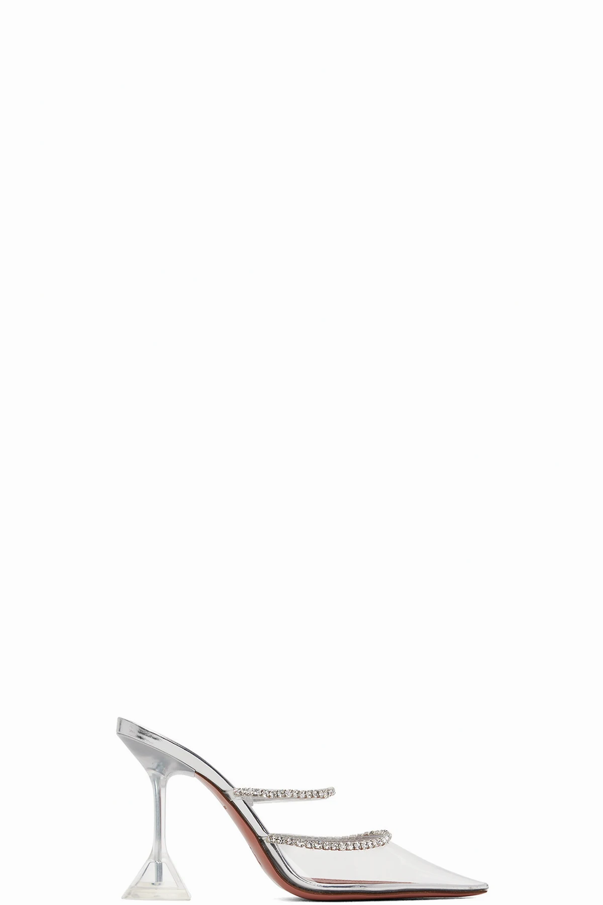 Silver Gilda Glass 95 Heels