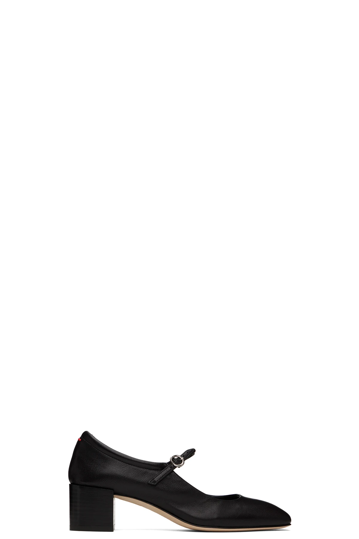 Black Aline Mary-Jane Heels