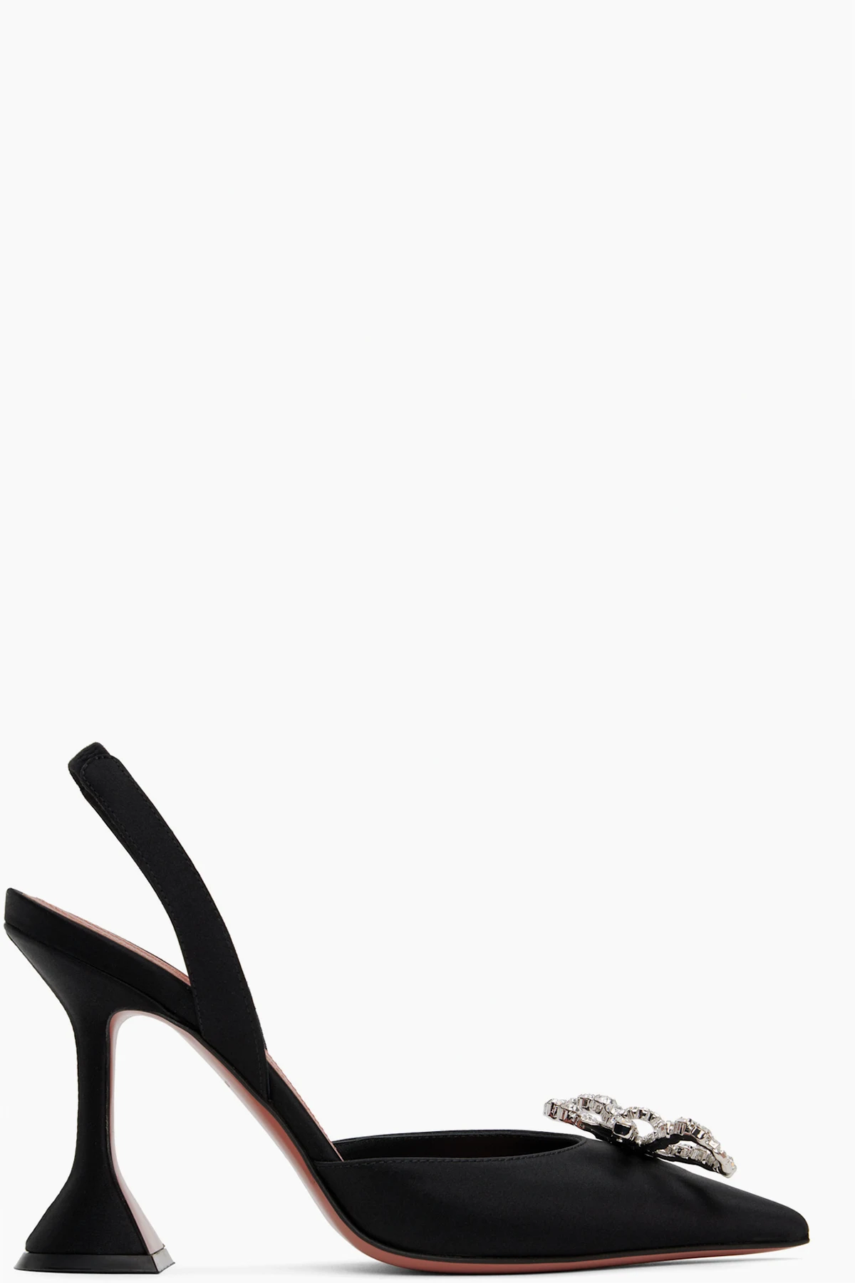 Black Rosie Sling Heels