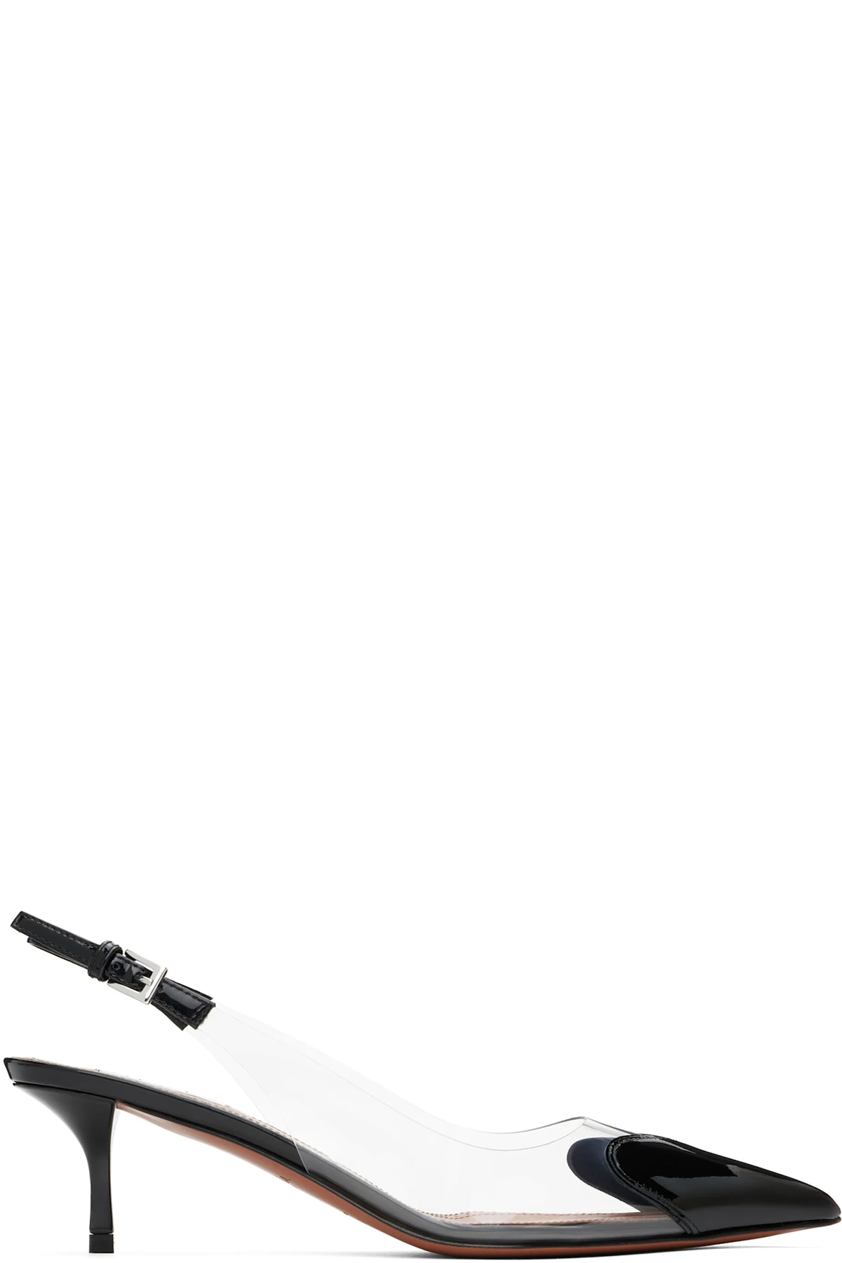 Black Le Coeur Slingback Heels