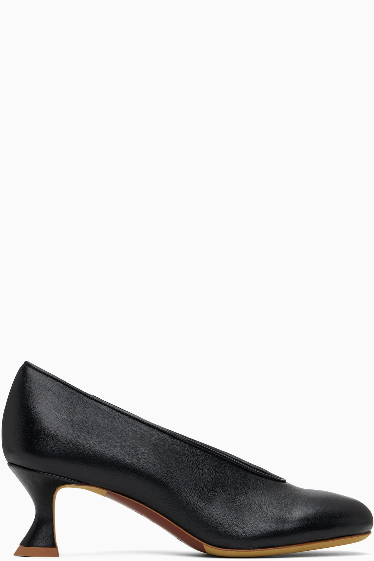 Black Duck Leather Heels