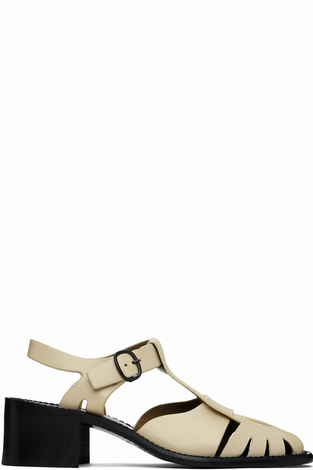 Beige Pesca Heeled Sandals