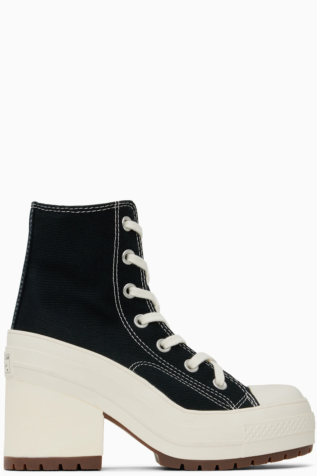 Black Chuck 70 De Luxe Heel High Top Sneakers