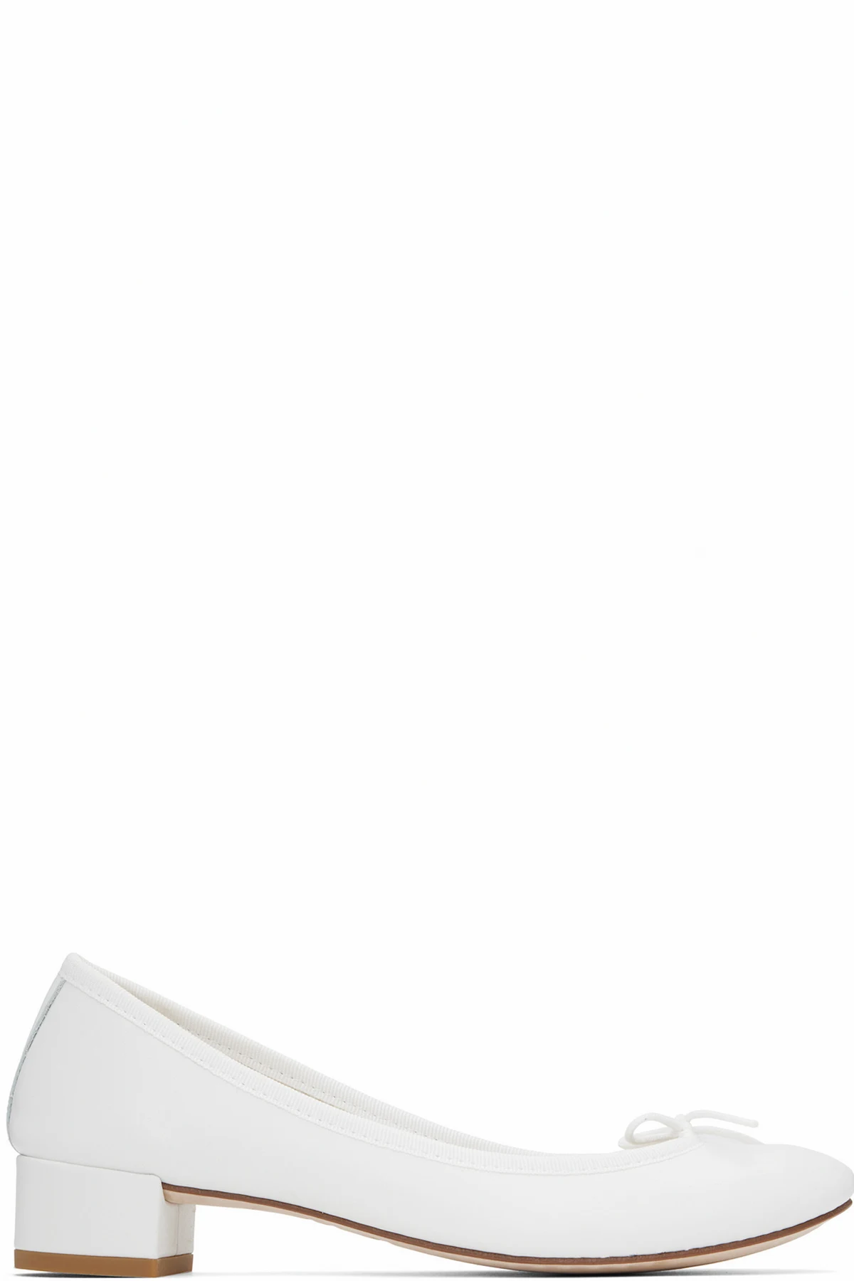 White Camille Heels