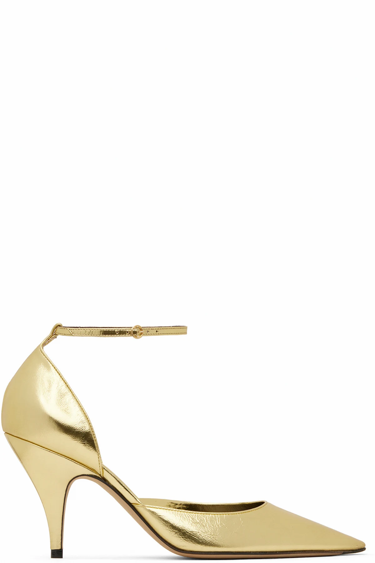 Gold Liisa D'Orsay Heels