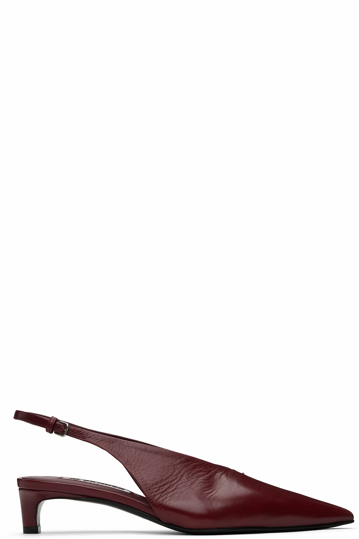 Burgundy Slingback Heels