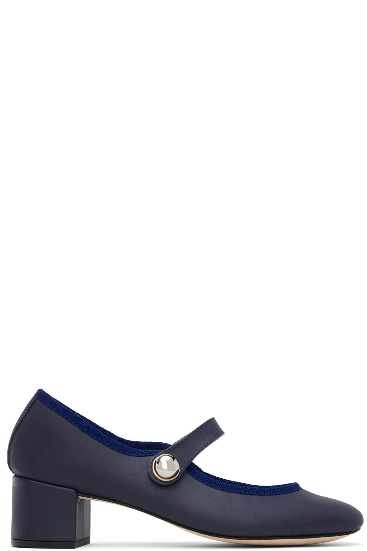 Navy Fabienne Mary Jane Heels