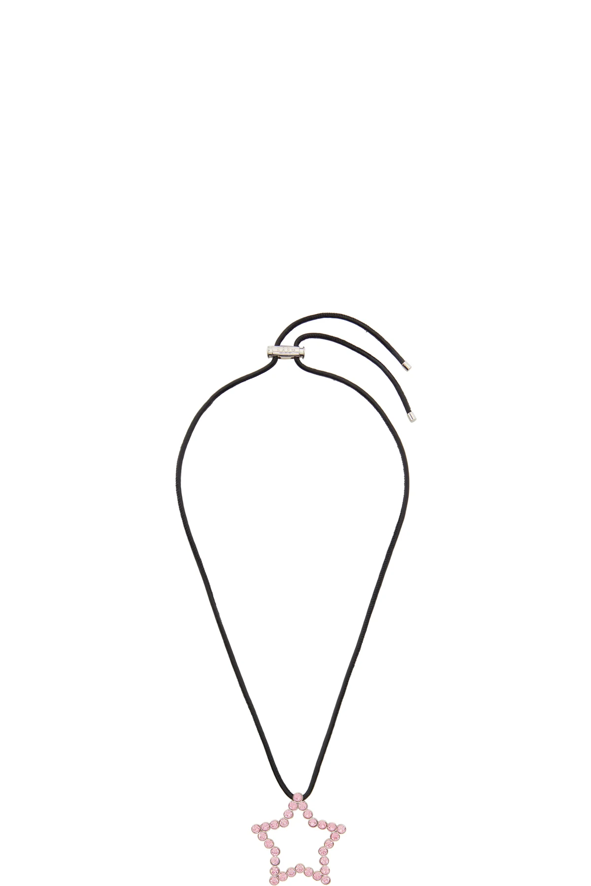 SSENSE Exclusive Black & Pink Star Necklace