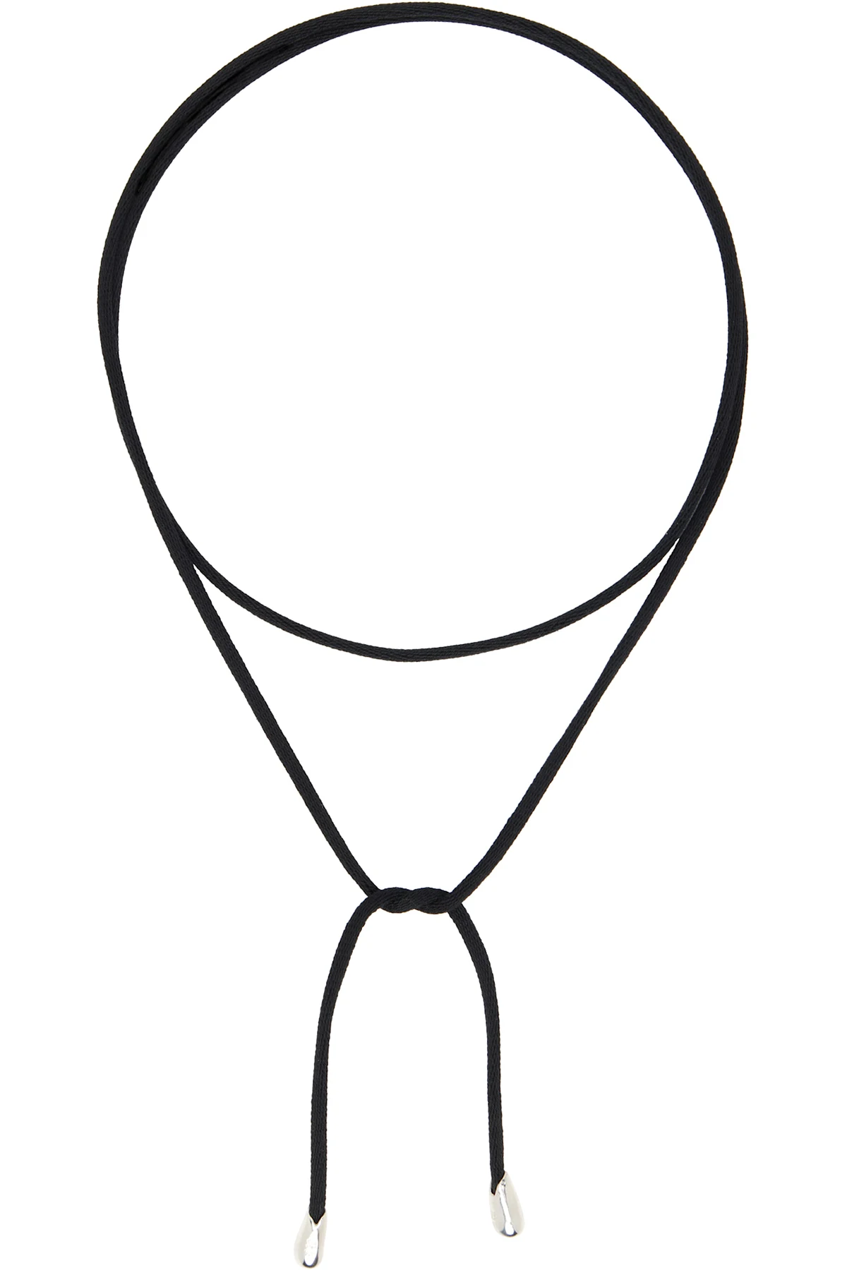 Black Elegant Shoelace Choker