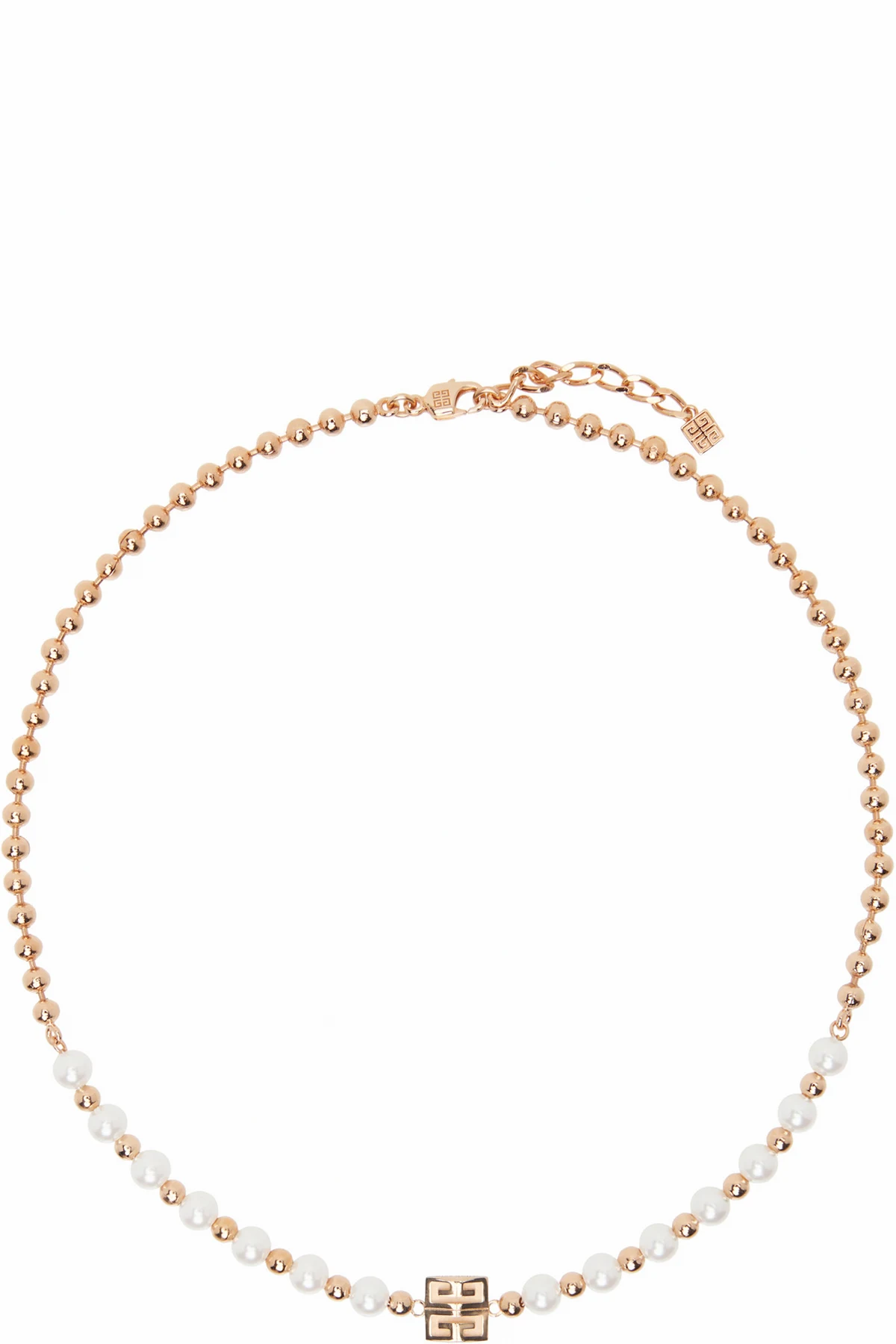 Rose Gold 4G Pearl Necklace