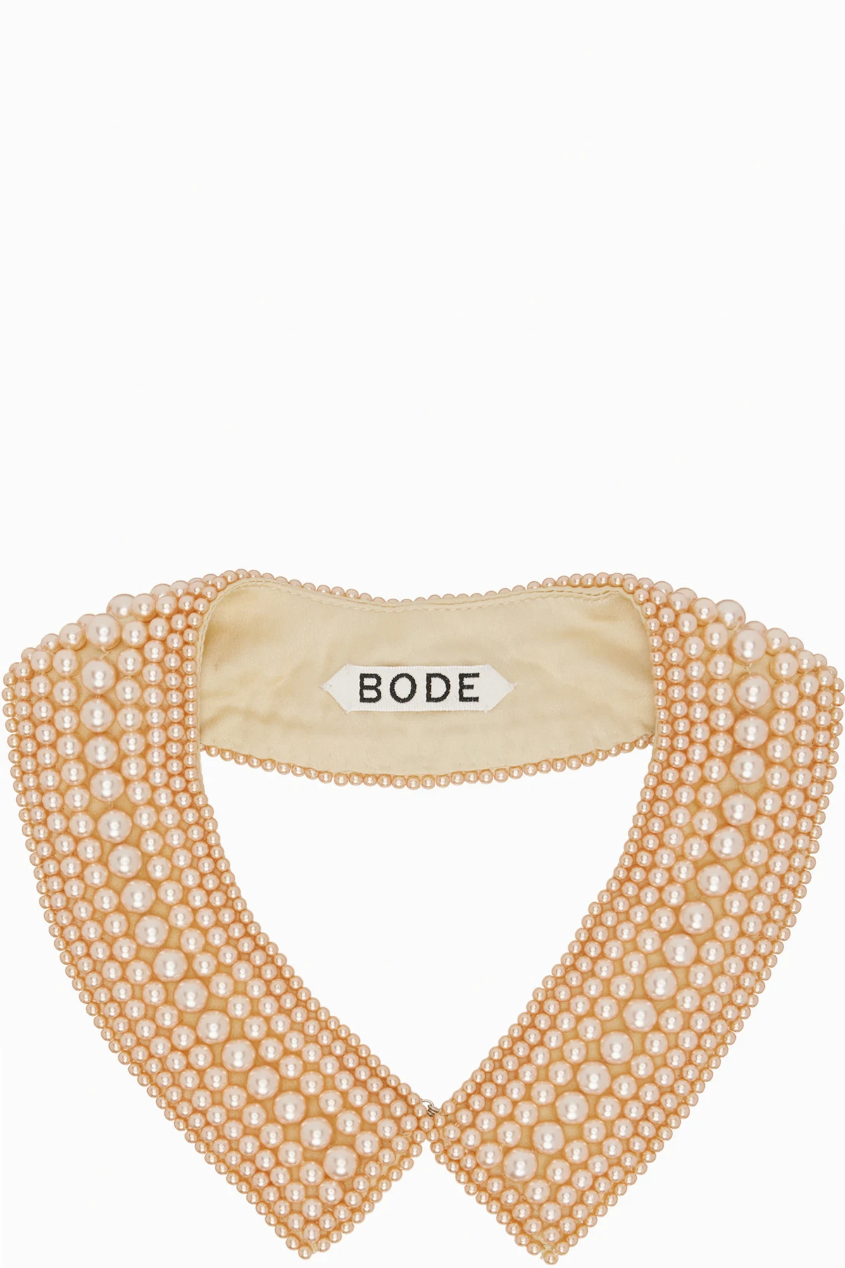 Beige Pearl Collar Choker