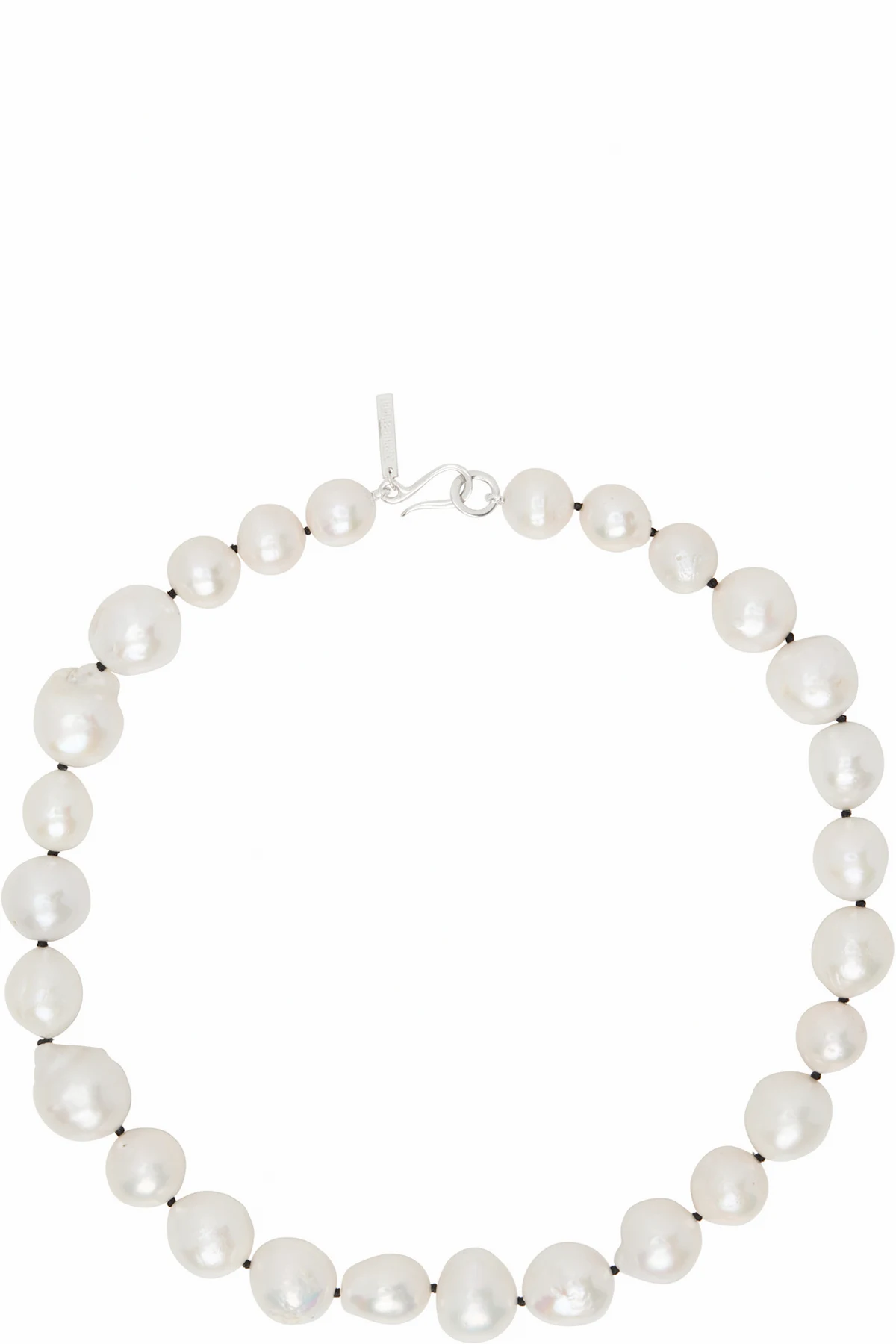 White Pearl Moon Collar Choker