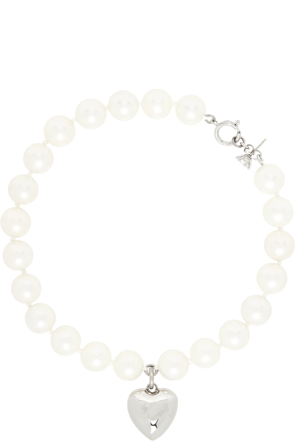 SSENSE Exclusive Bridal Capsule Faux-Pearl Necklace