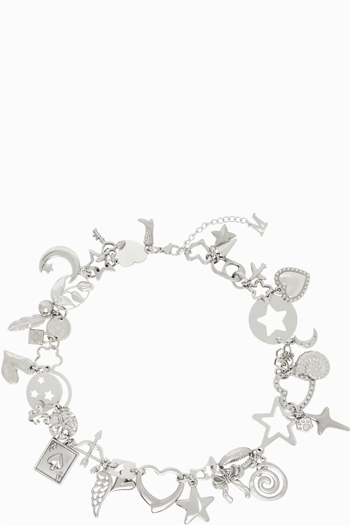 Chrome Charm Necklace