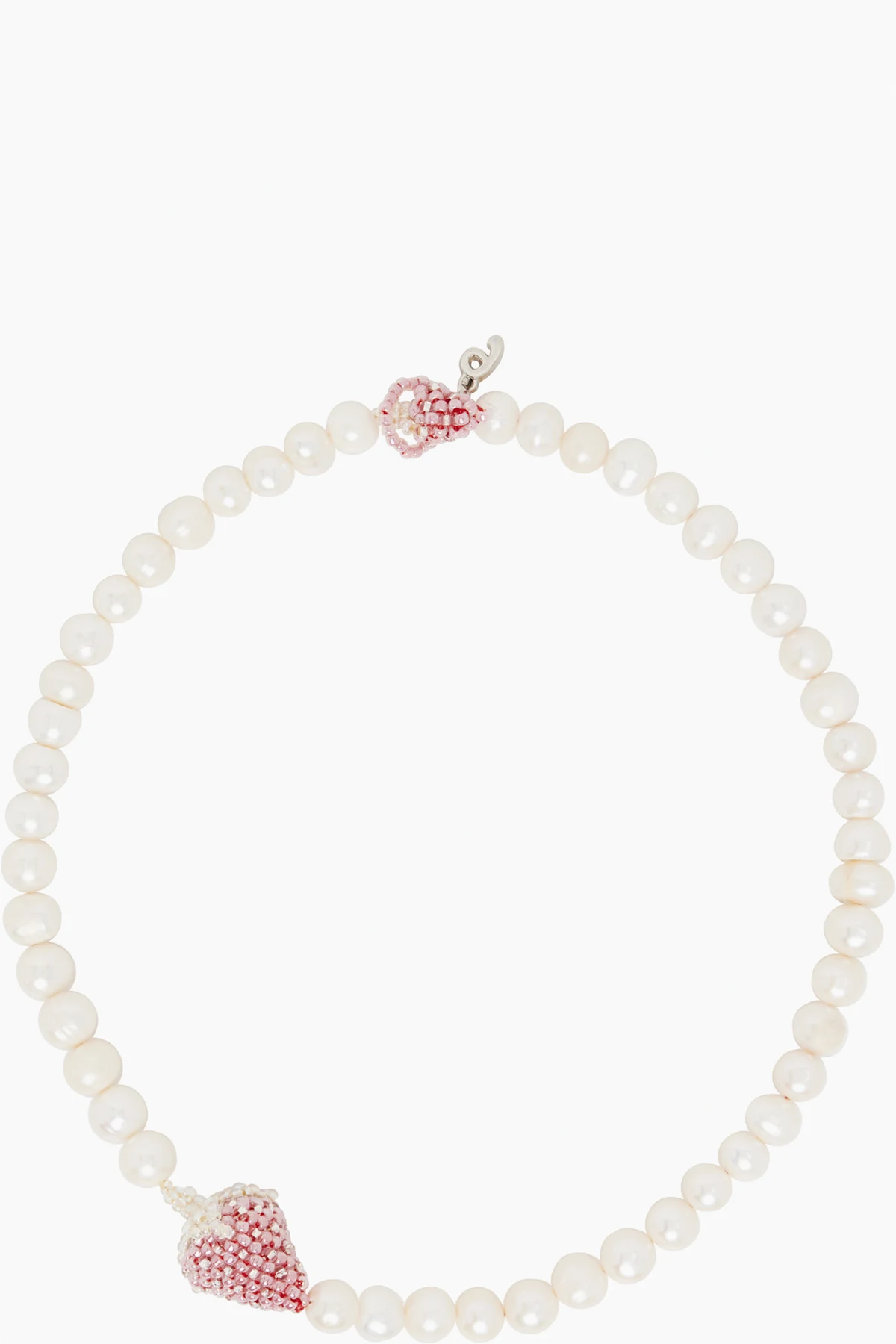 Pearl Pale Strawberry Necklace