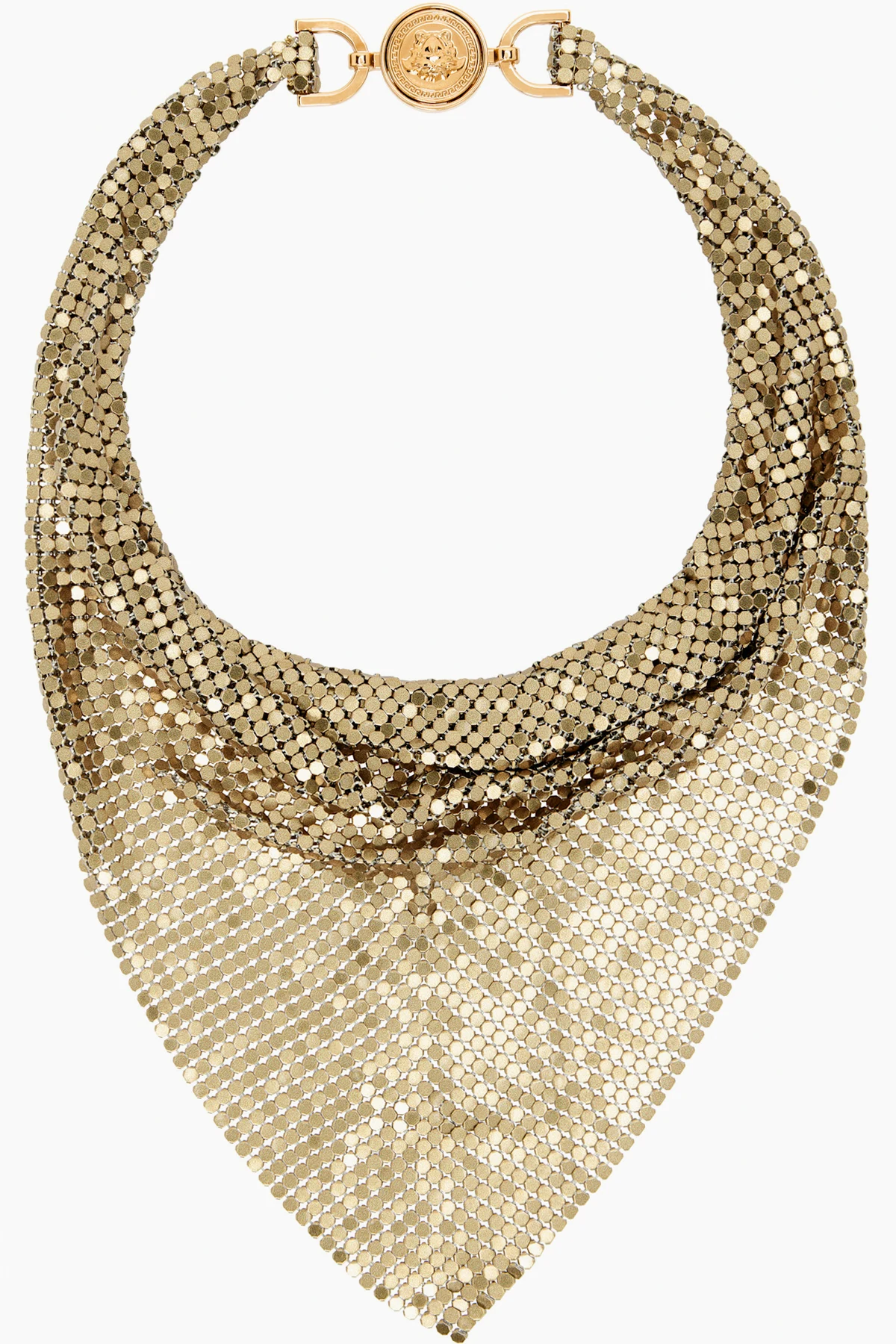 Metal Mesh Bandana Necklace