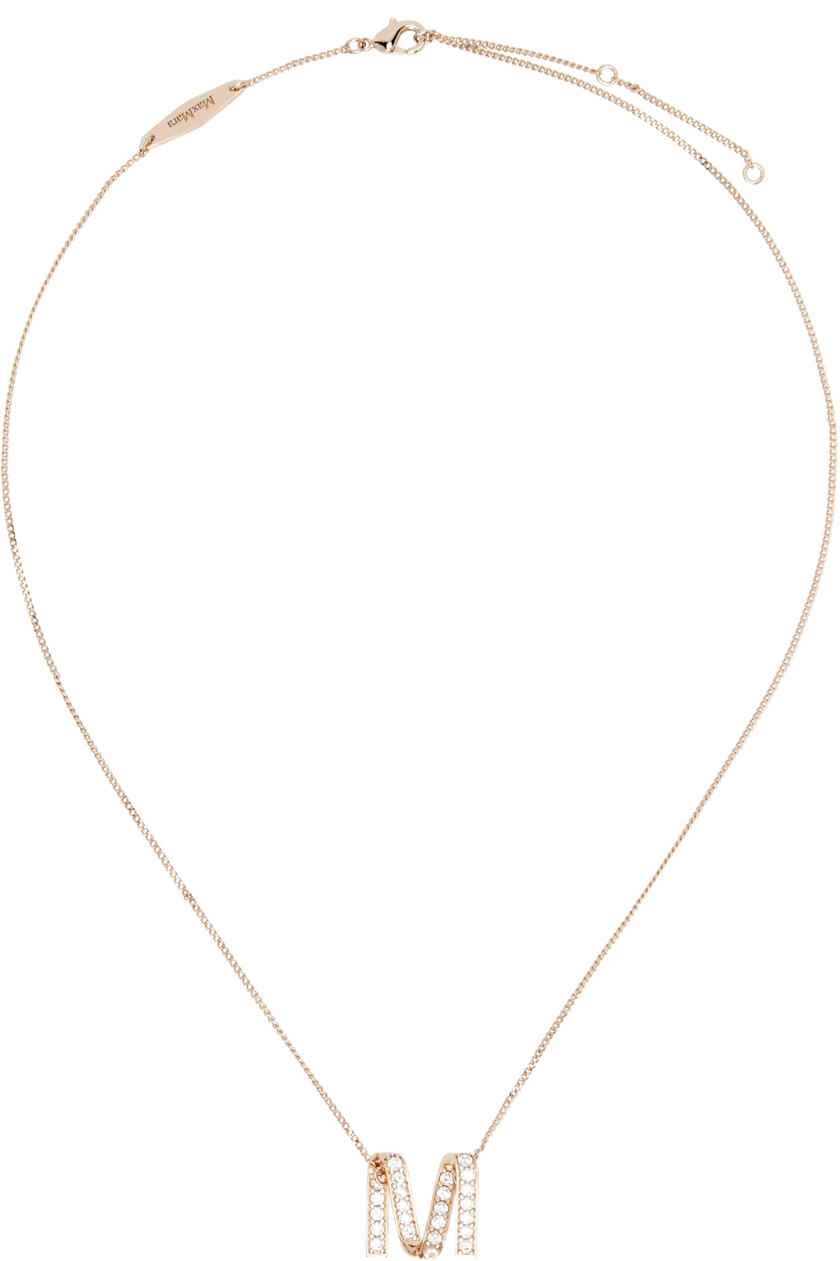 'M' Pendant Necklace