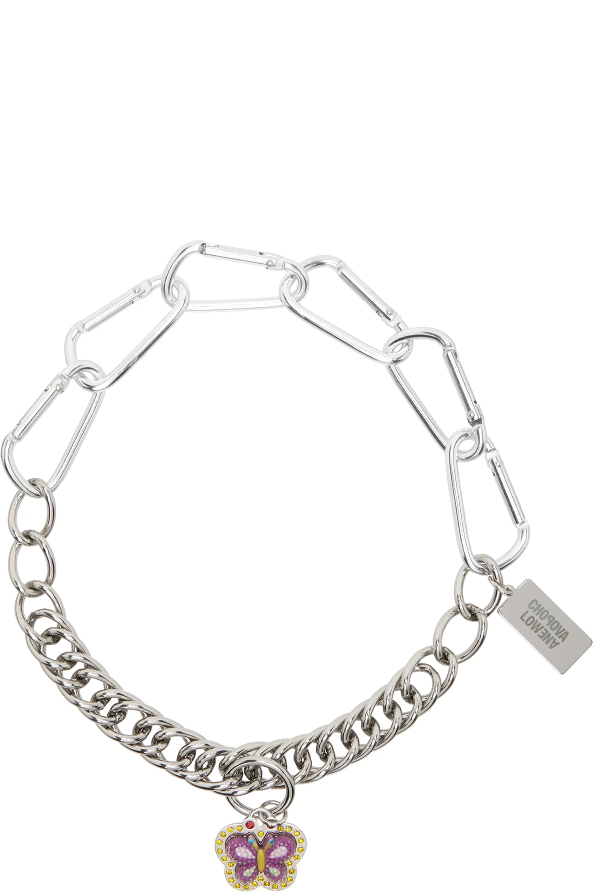 B Fly Carabiner Necklace