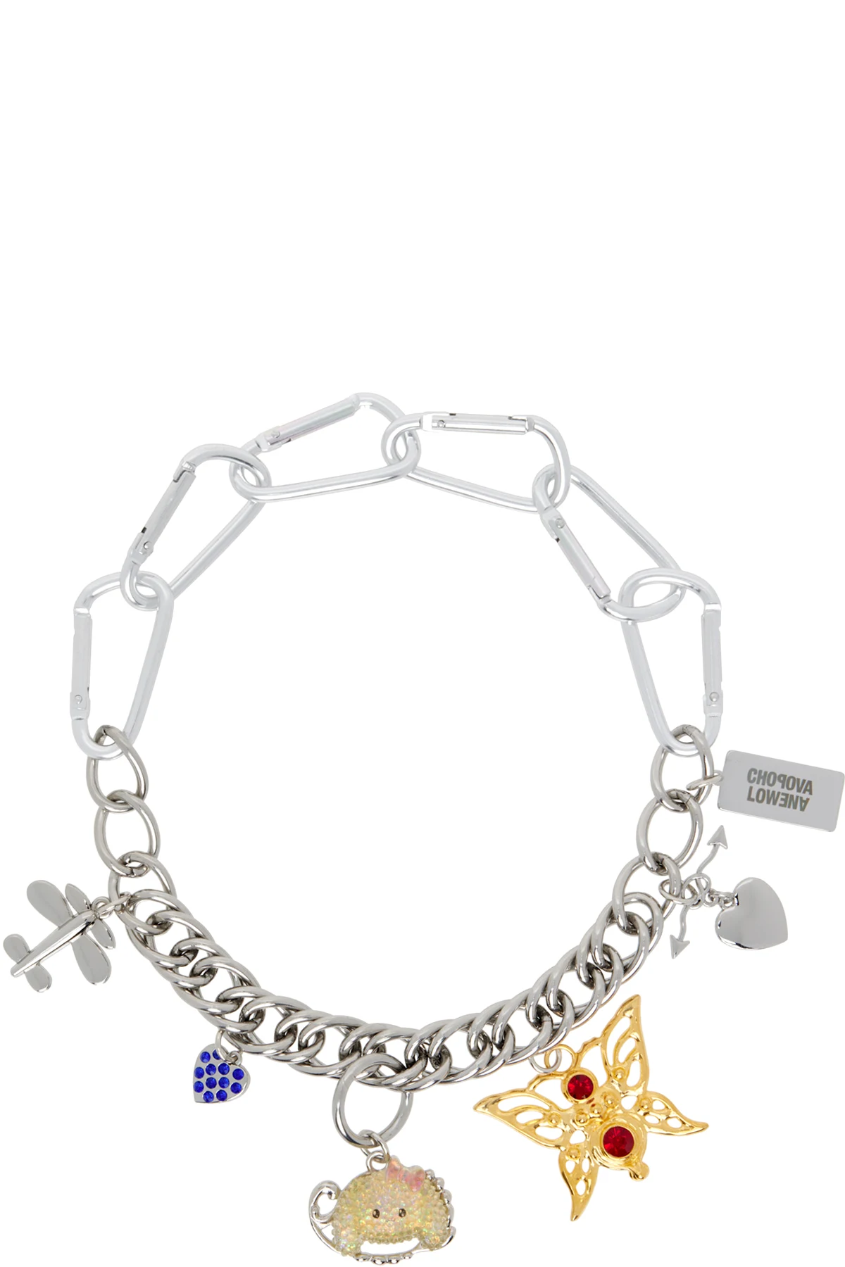 Lamb And Friends Carabiner Necklace