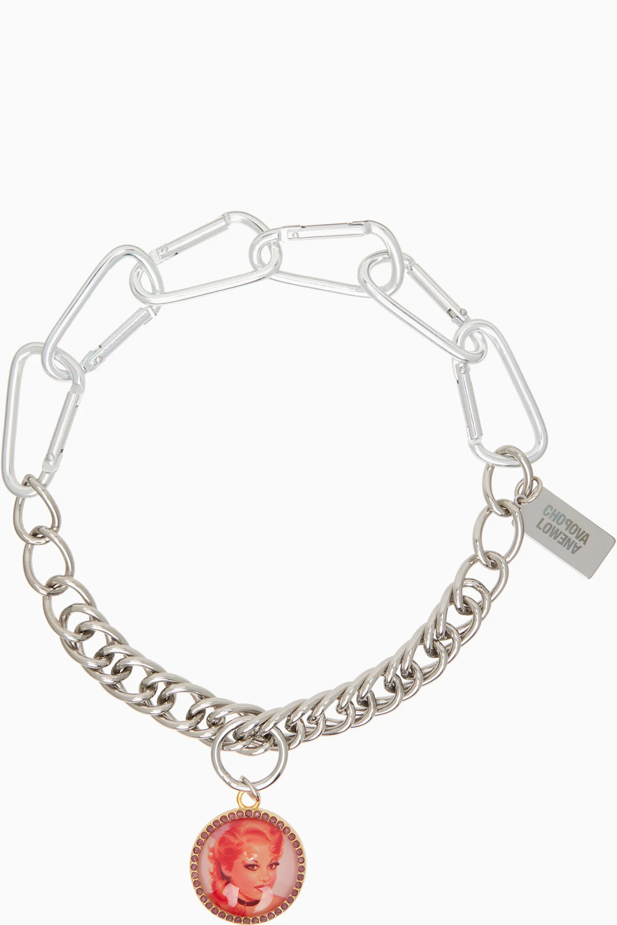 Portrait Carabiner Necklace