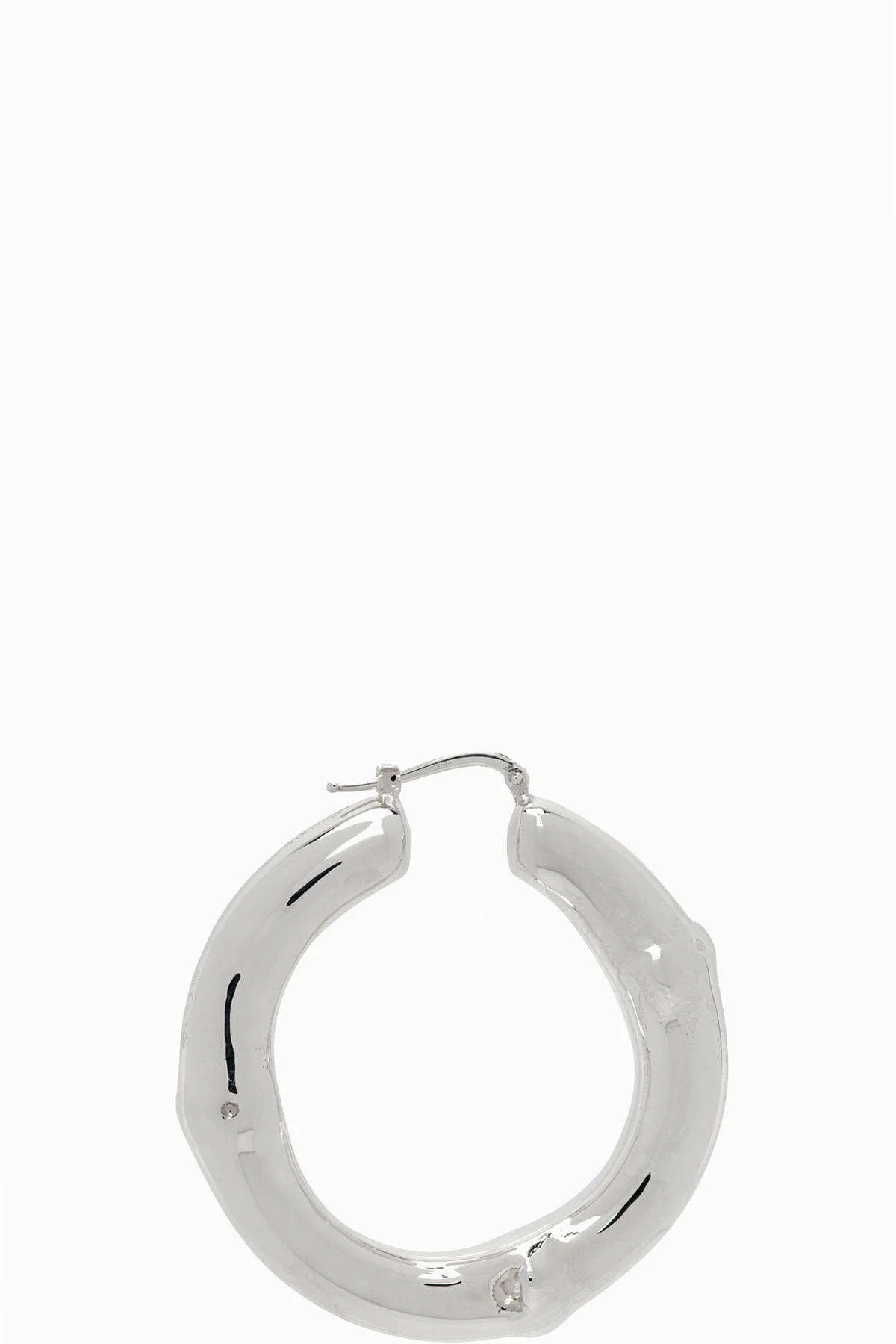Silver Hoop Single Earring