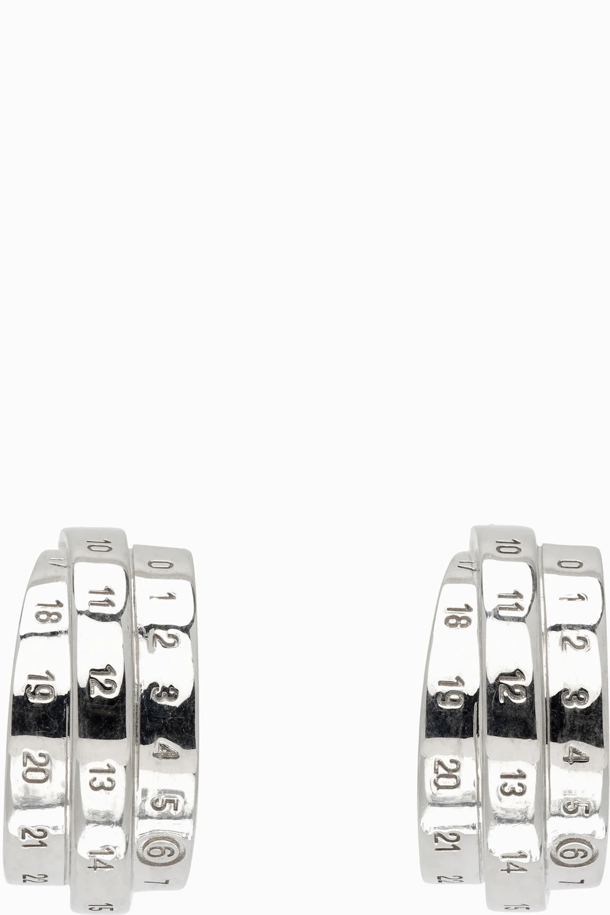 Numeric Cuff Earrings
