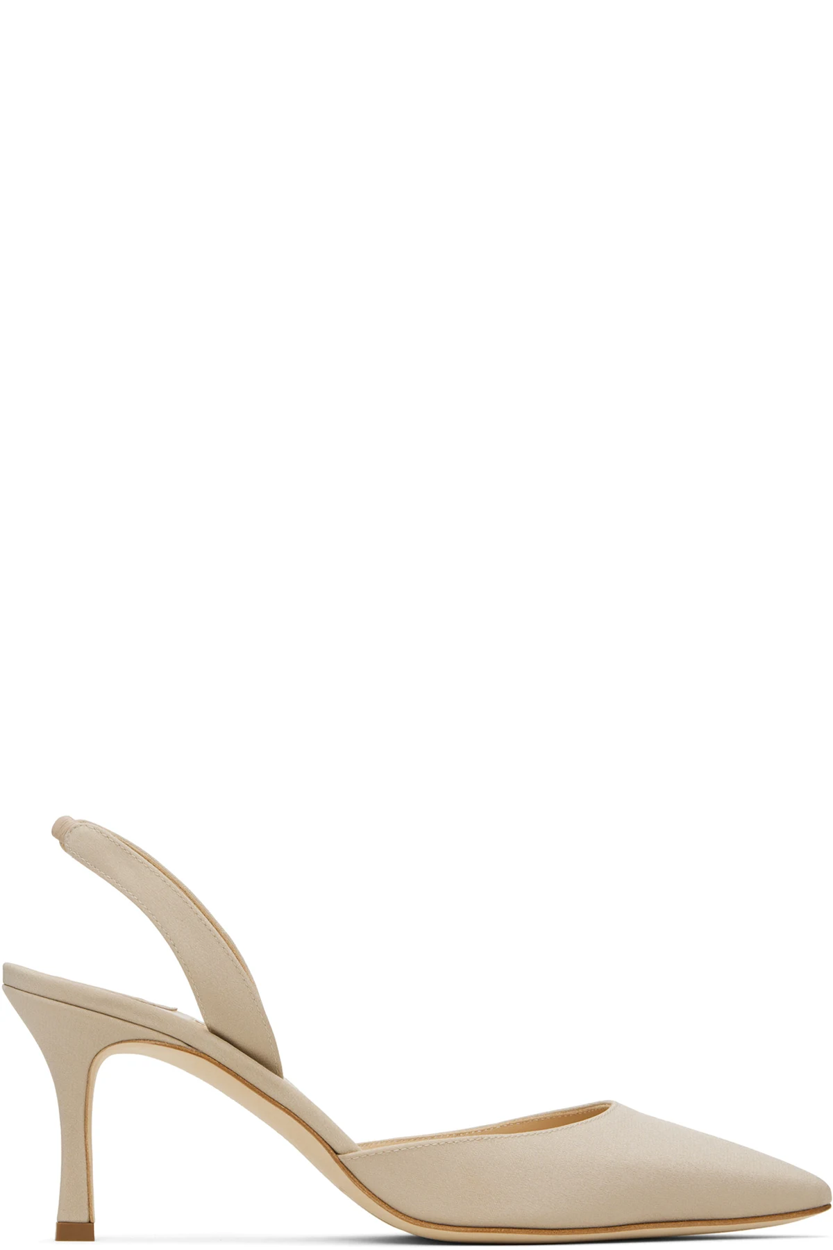 Beige Carolyne 70 Heeled Sandals