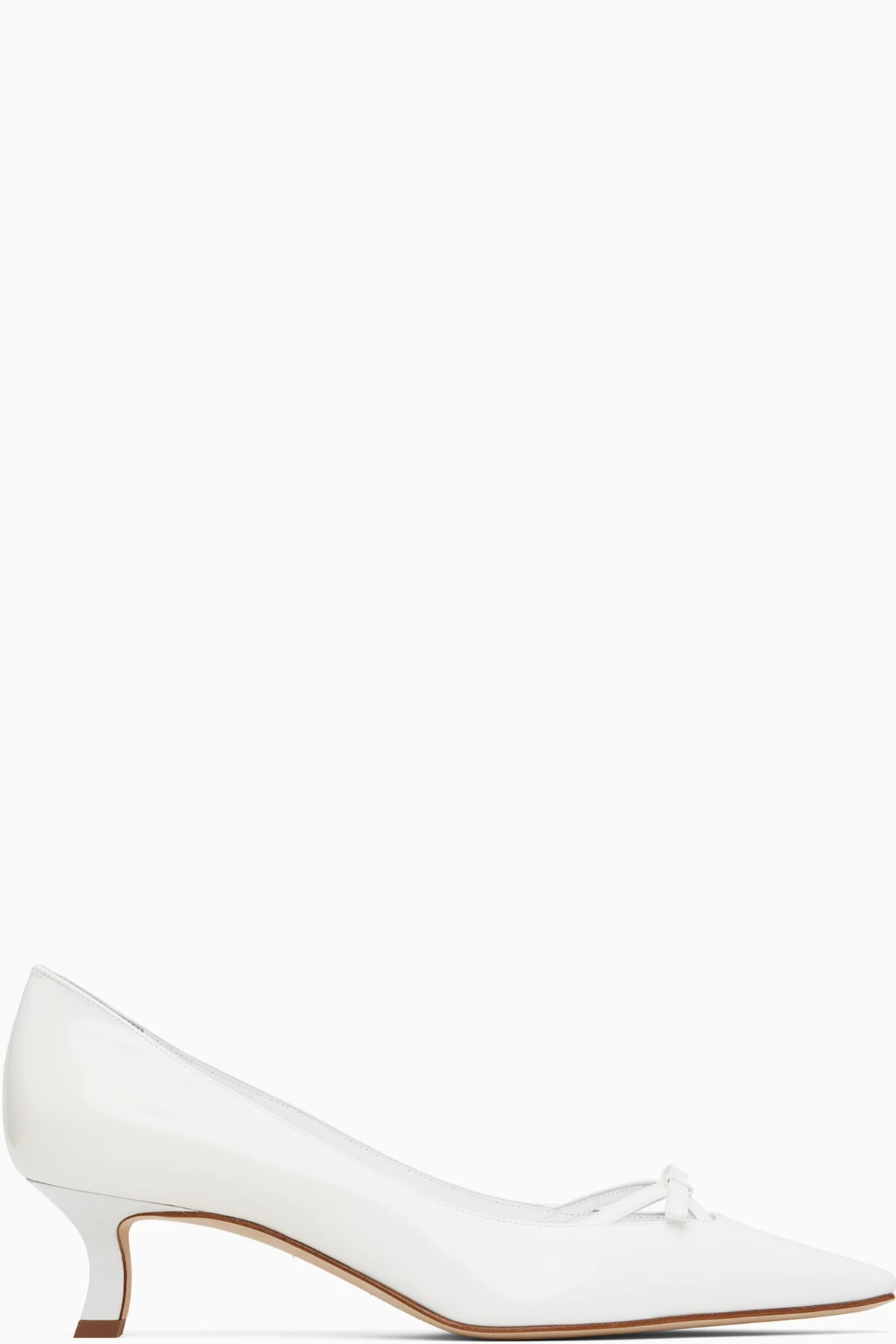 White Grafa Heels