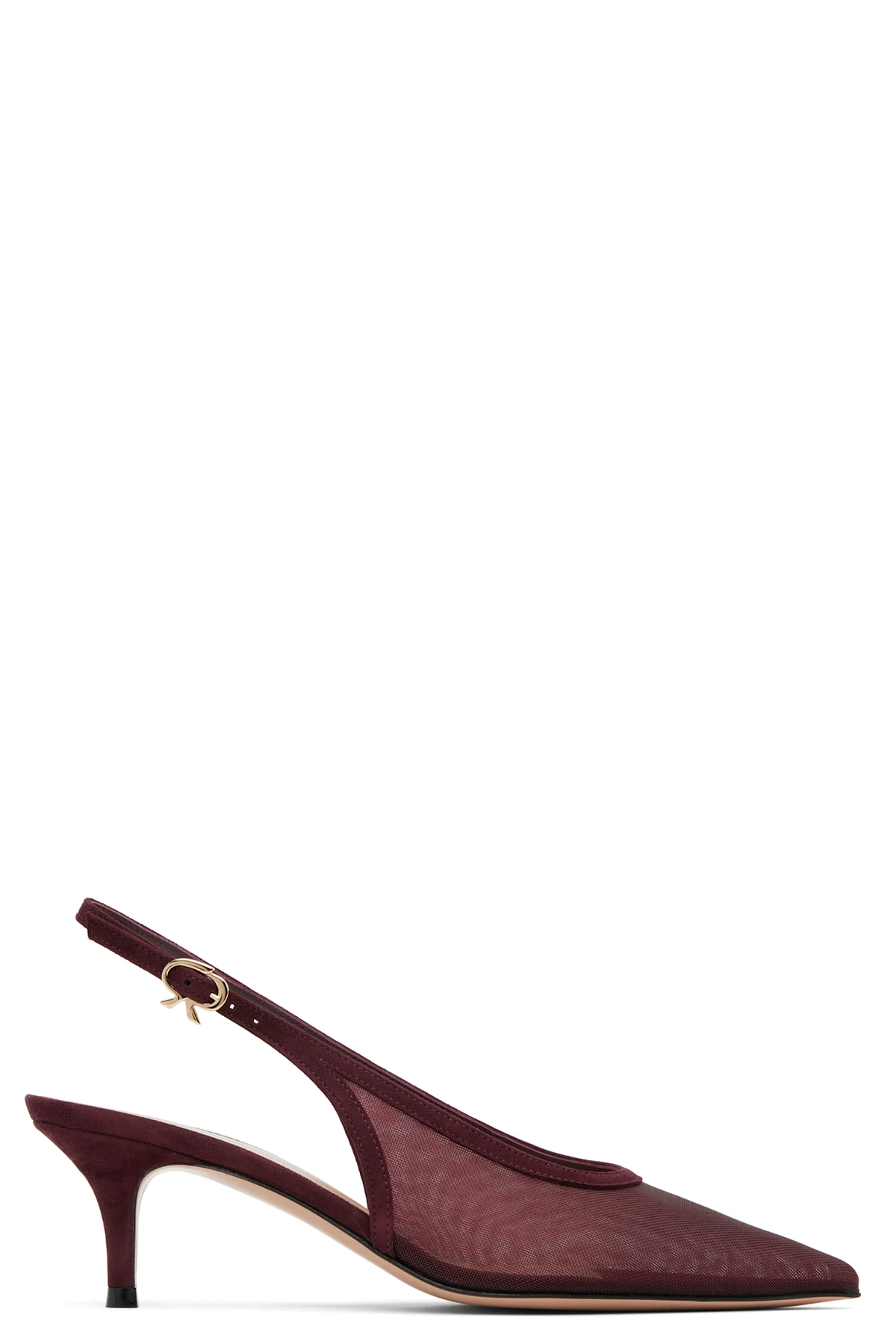Burgundy Slingback 55 Heels
