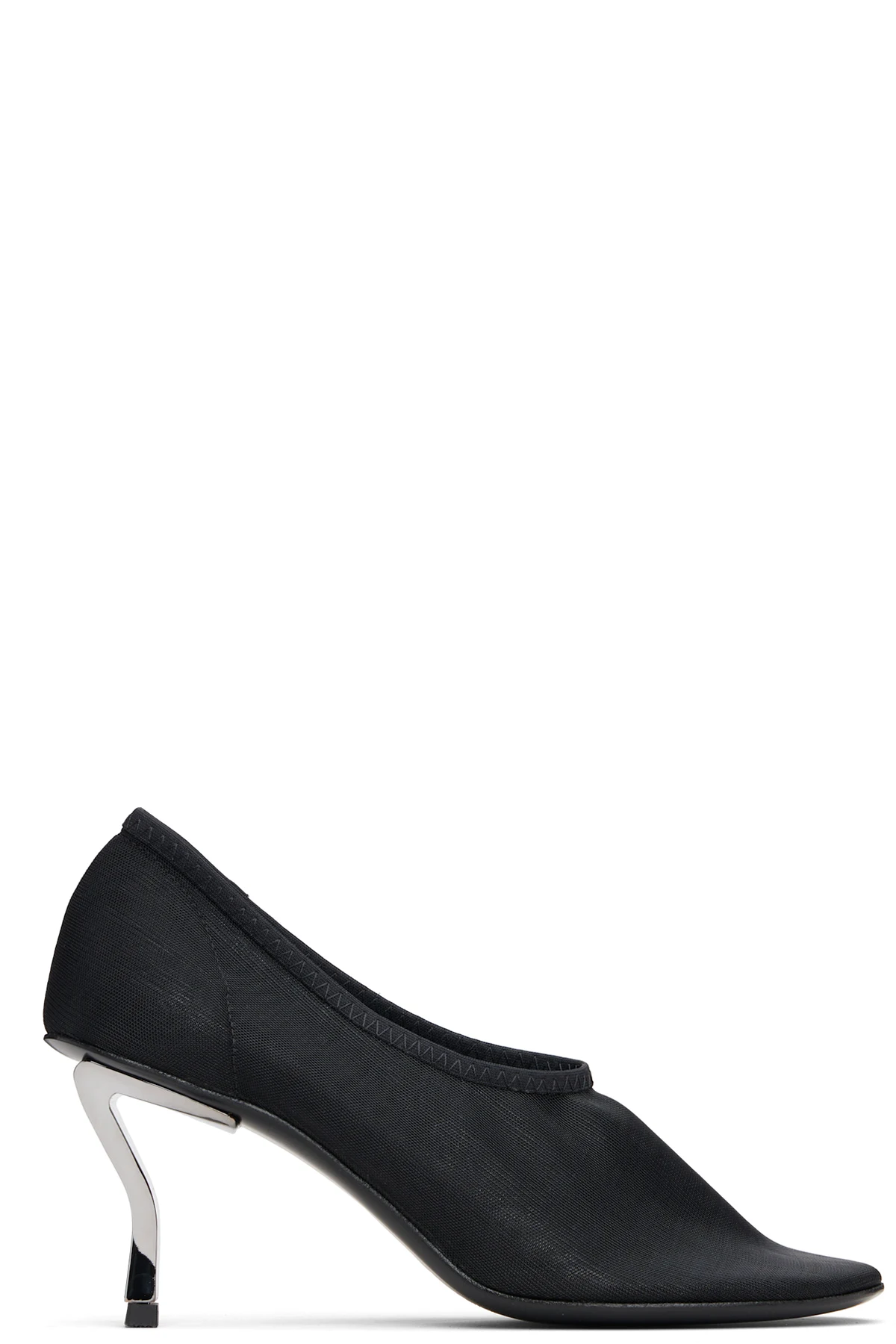 Black Harper Mesh Heels