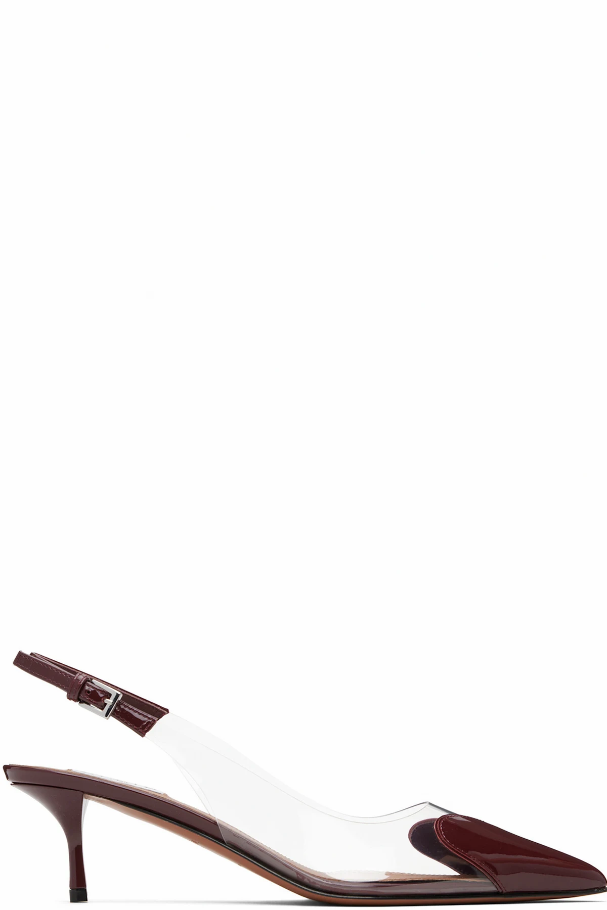 Burgundy 'Le Coeur' Heels