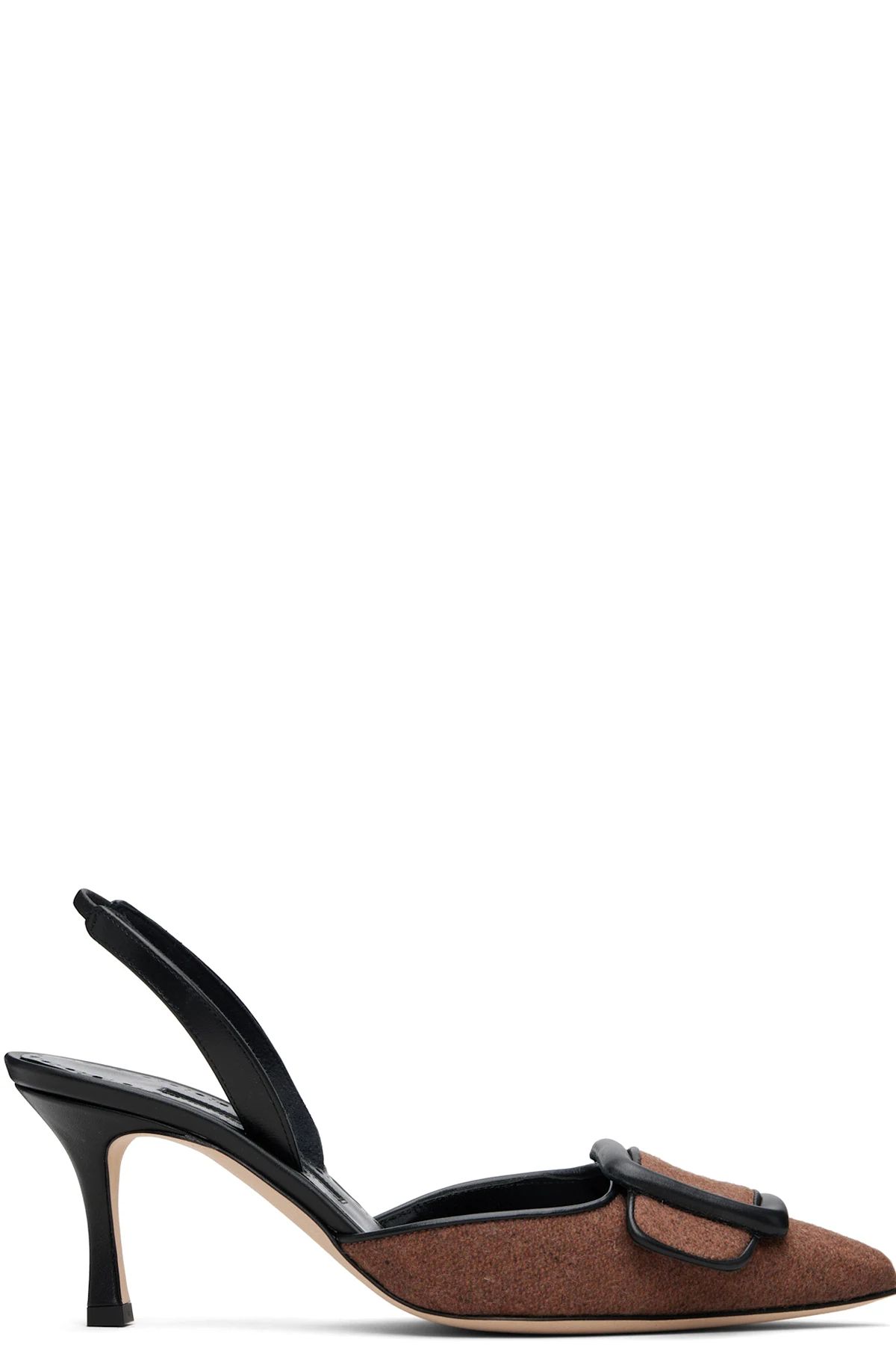 Brown & Black Mayslibi Heels