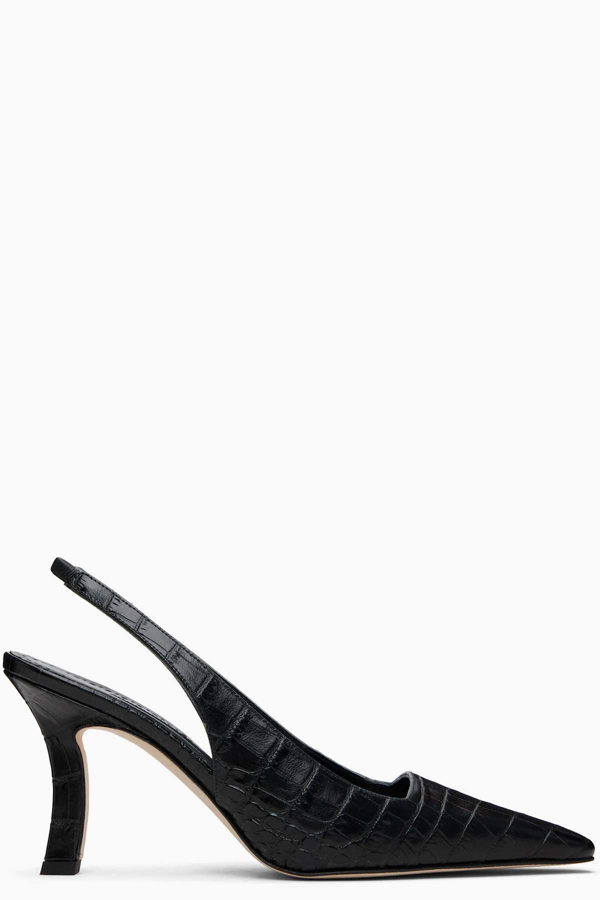 Black Moirasli Heels