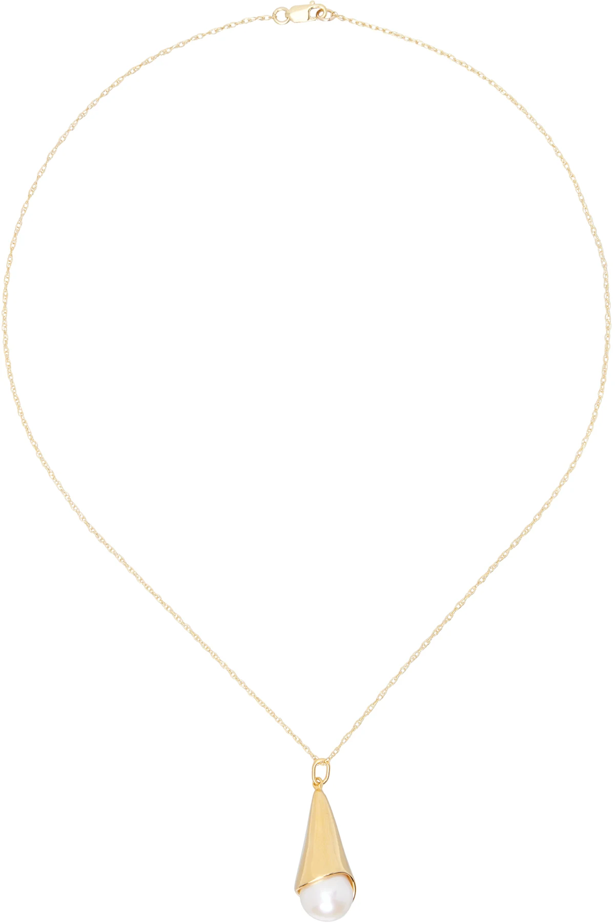 Pearl Drop Pendant Necklace