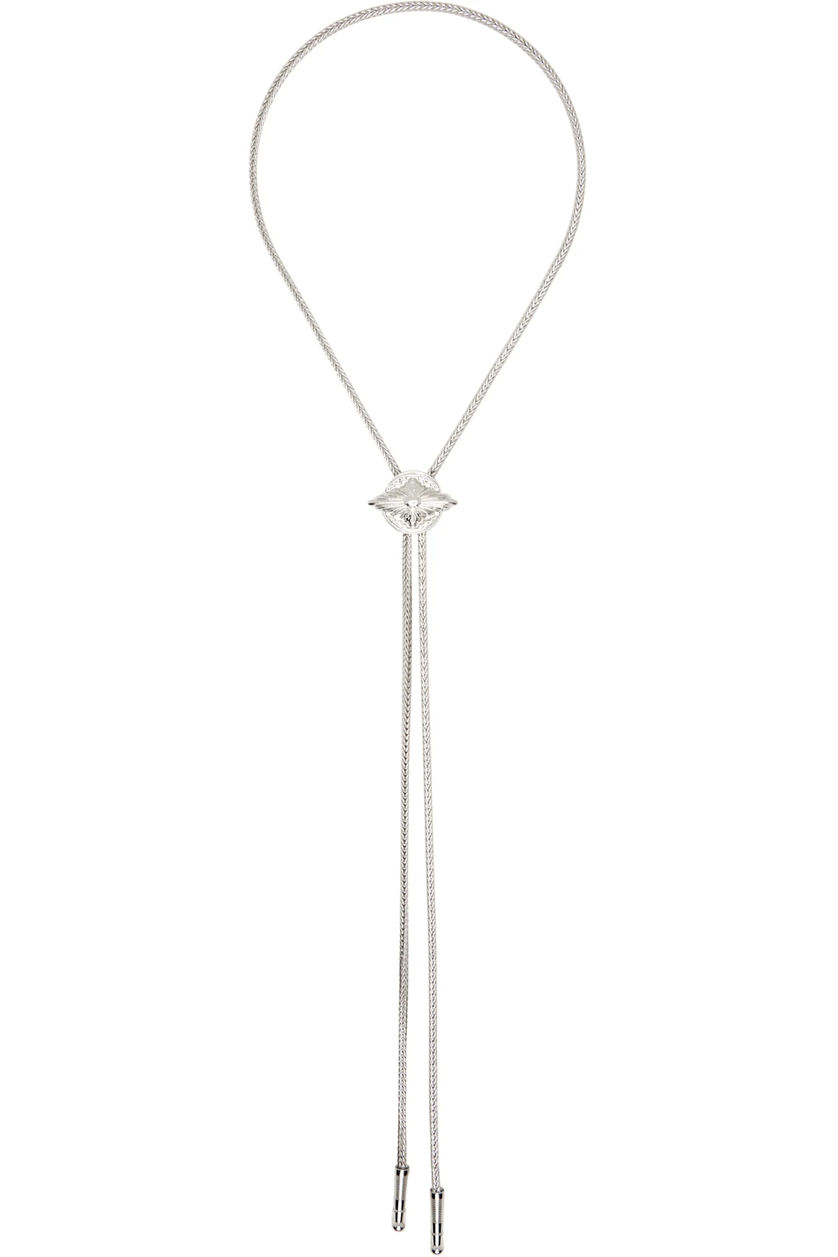 Metal Loop Tie Necklace